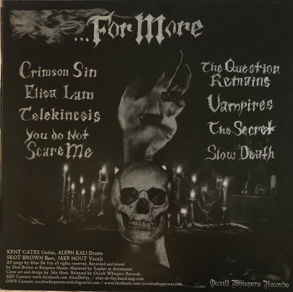 Jake Hout "Altar de Fey: Skull" Drawing