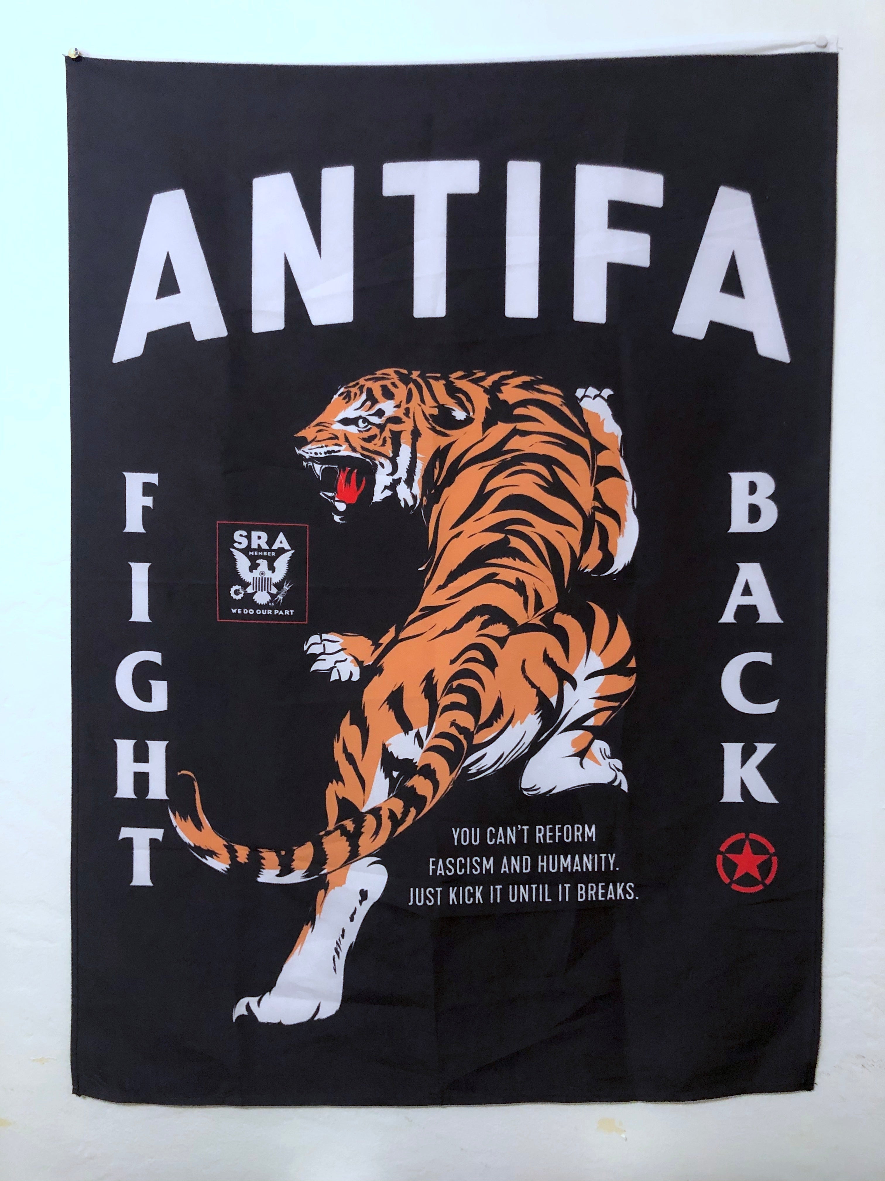 Stealworks "Tiger Fight Back" Tapestry