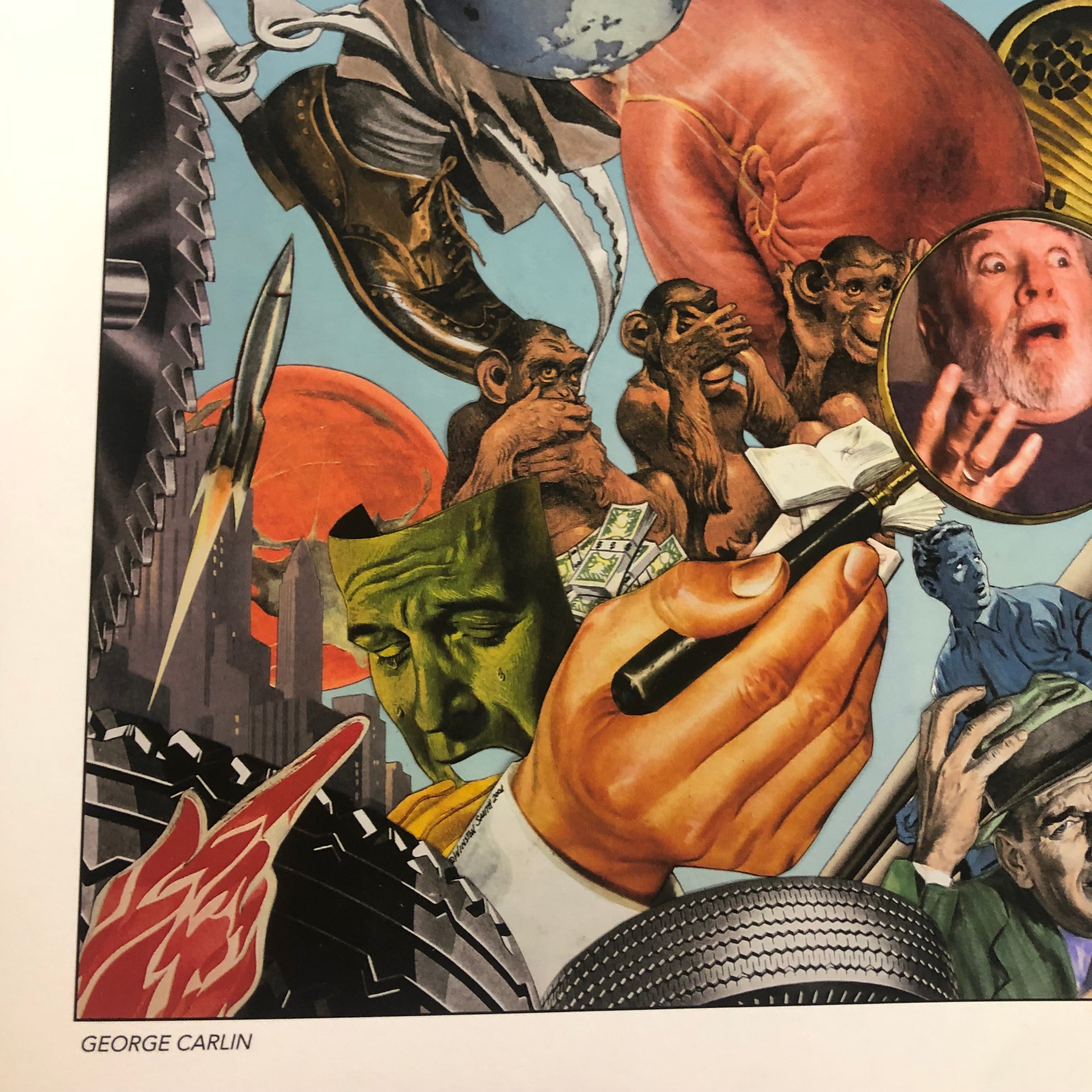 Winston Smith "George Carlin - Complaints & Grievances" Print