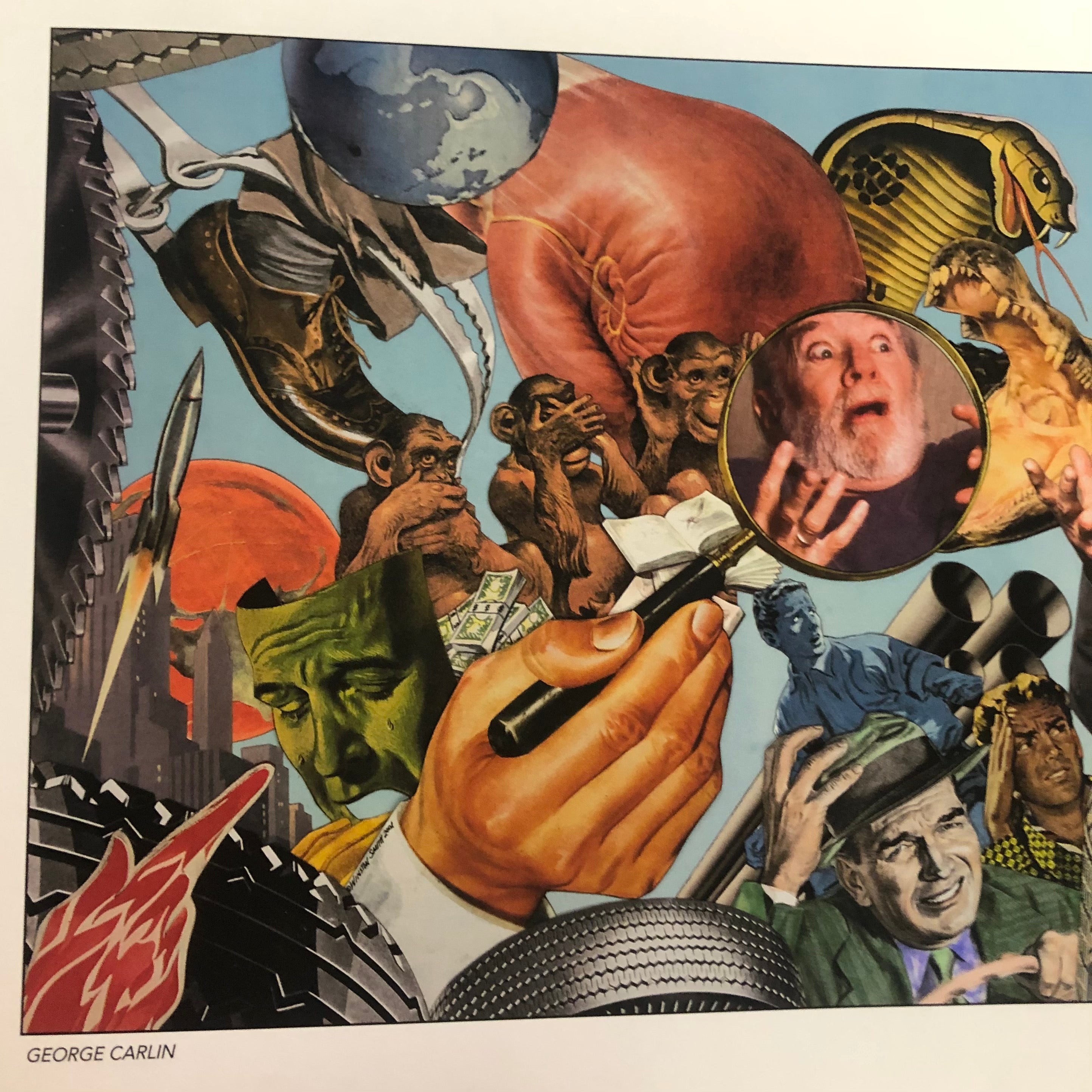 Winston Smith "George Carlin - Complaints & Grievances" Print