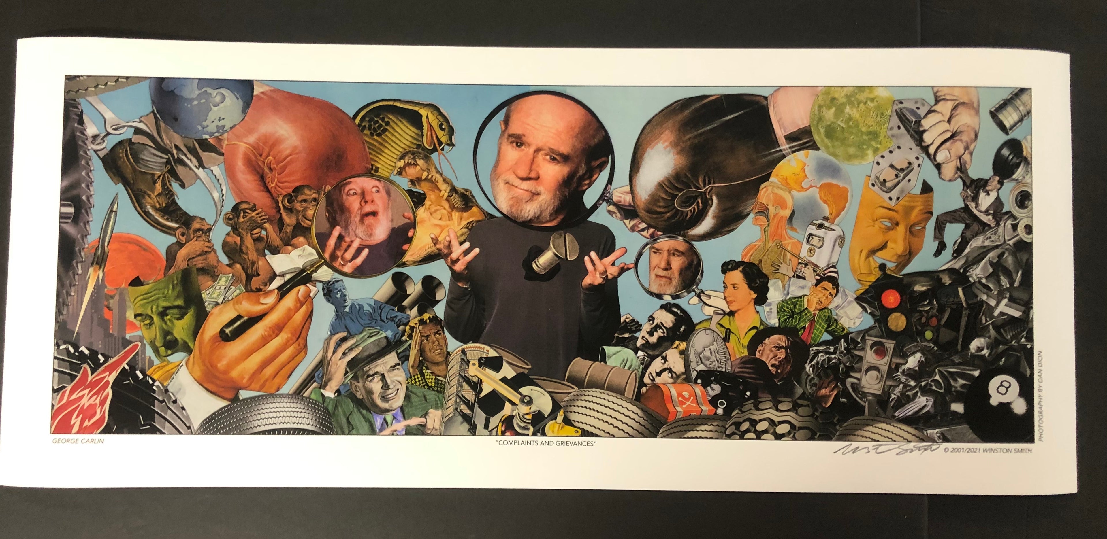 Winston Smith "George Carlin - Complaints & Grievances" Print