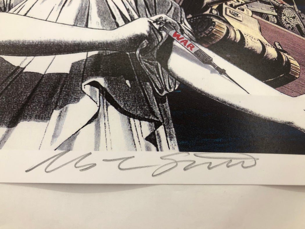 Winston Smith "Addicted to War" Print (2002)
