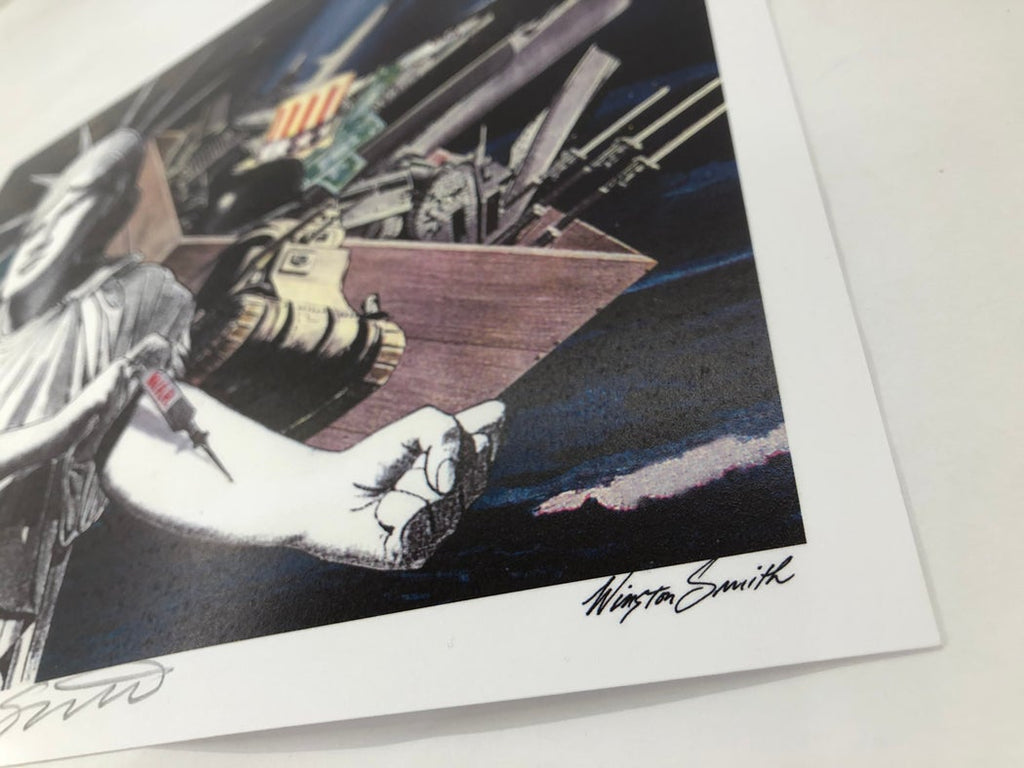 Winston Smith "Addicted to War" Print (2002)