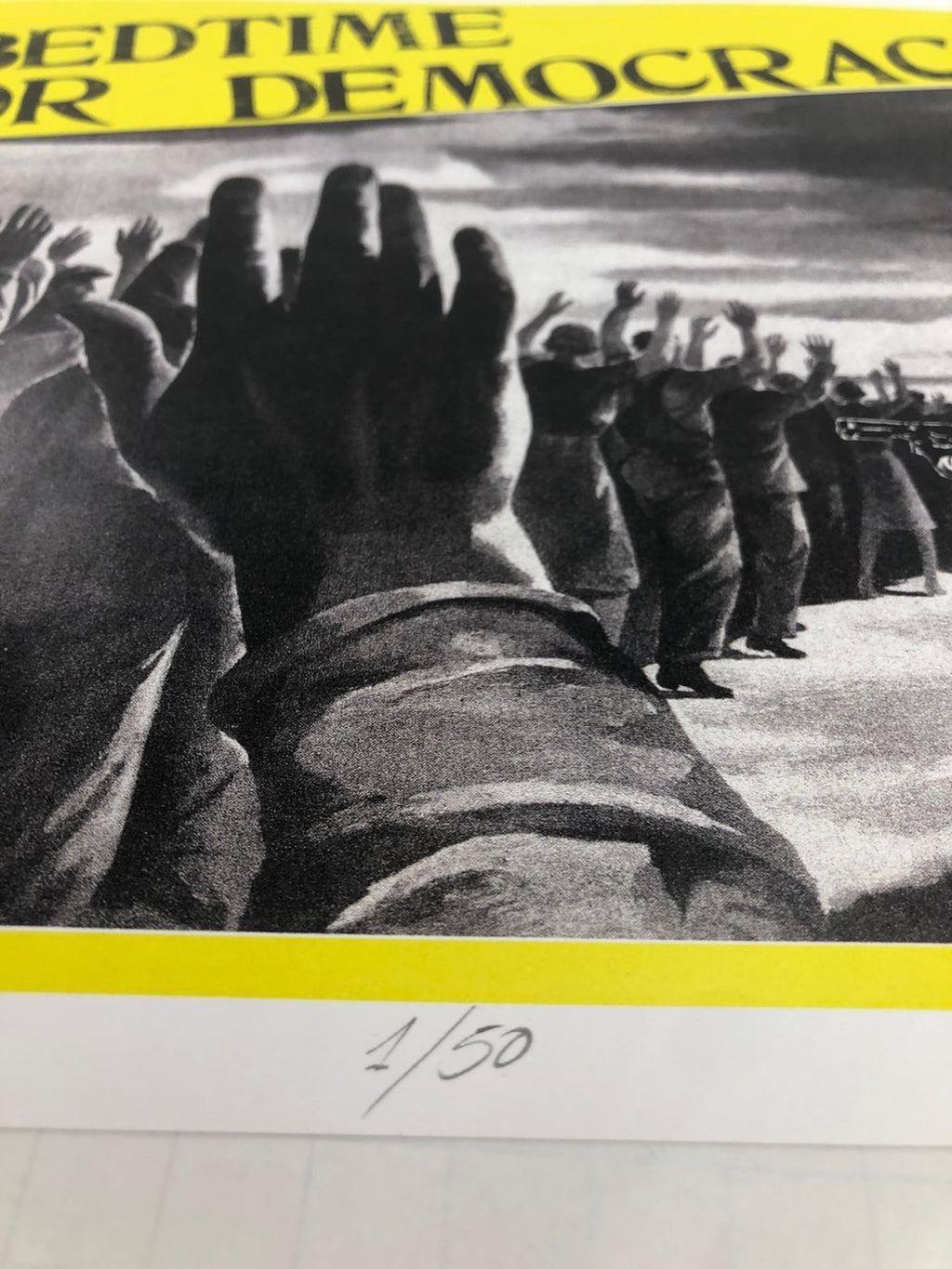 Winston Smith "Bedtime for Democracy" Print (1983 / 2020)