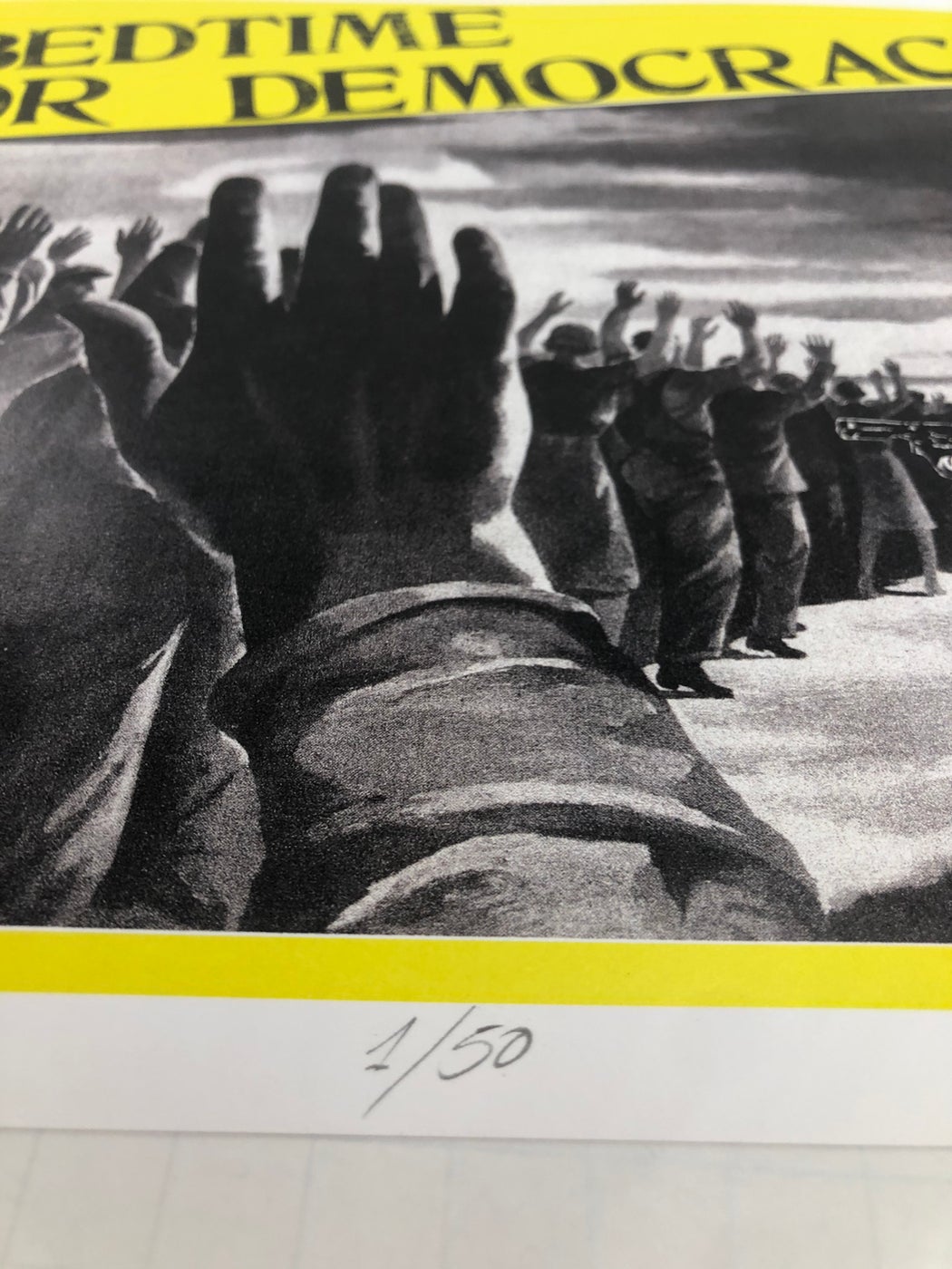 Winston Smith "Bedtime for Democracy" Print (1983 / 2020)