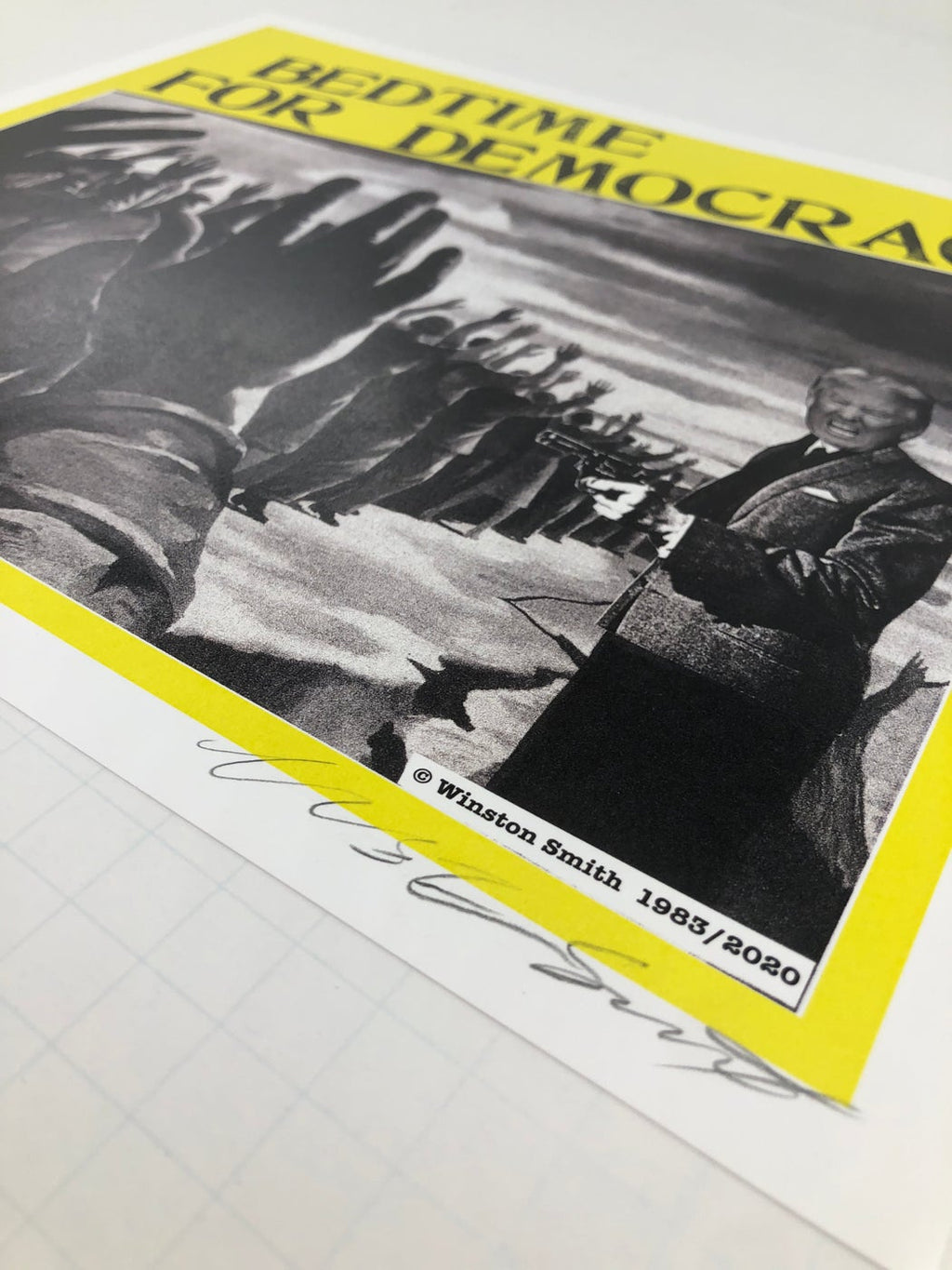 Winston Smith "Bedtime for Democracy" Print (1983 / 2020)