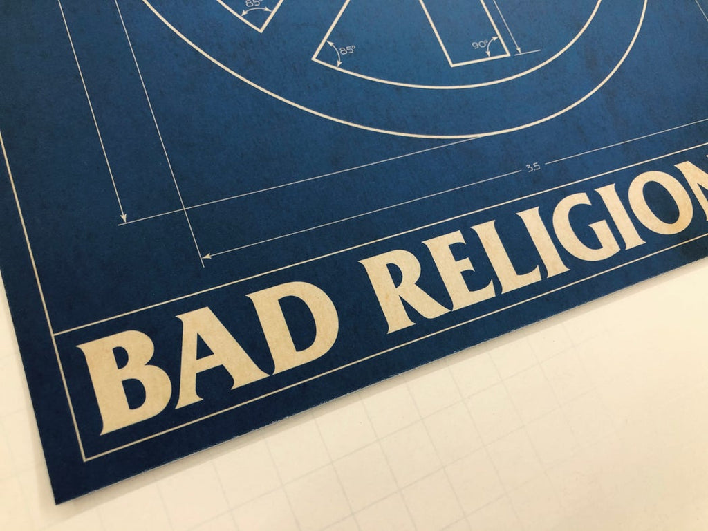 Stealworks "Blueprint Series: Bad Religion" Art Print (2020)