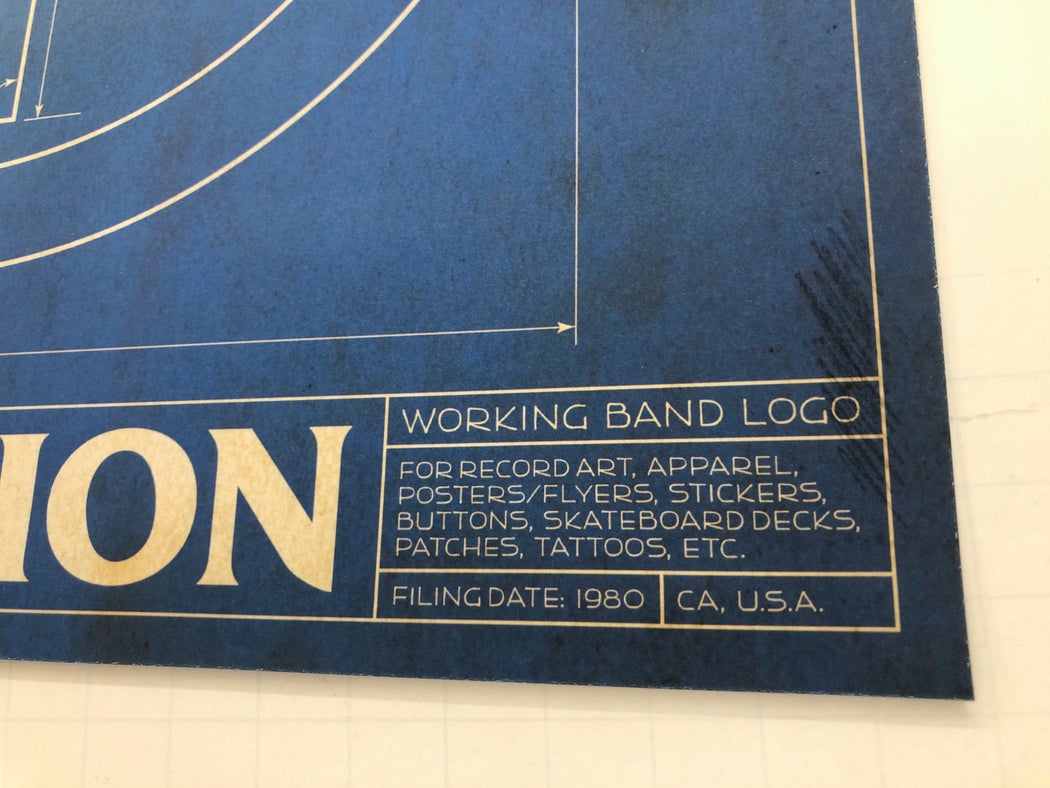 Stealworks "Blueprint Series: Bad Religion" Art Print (2020)