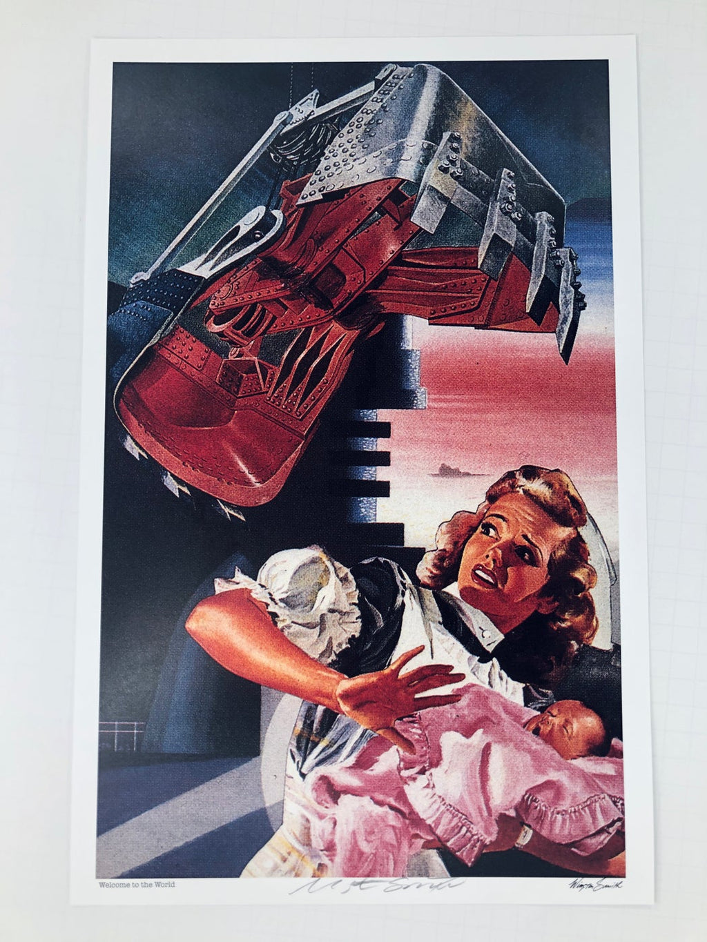 Winston Smith "Welcome To The World" Print (1990)