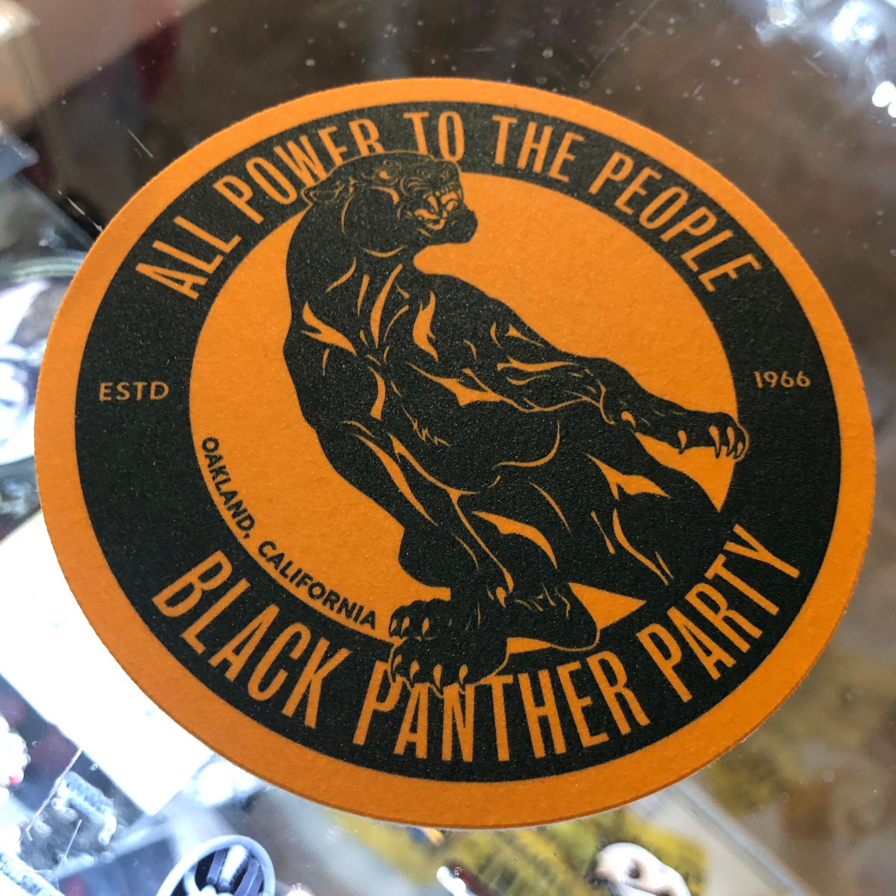 Stealworks "All Power to the People" Coaster