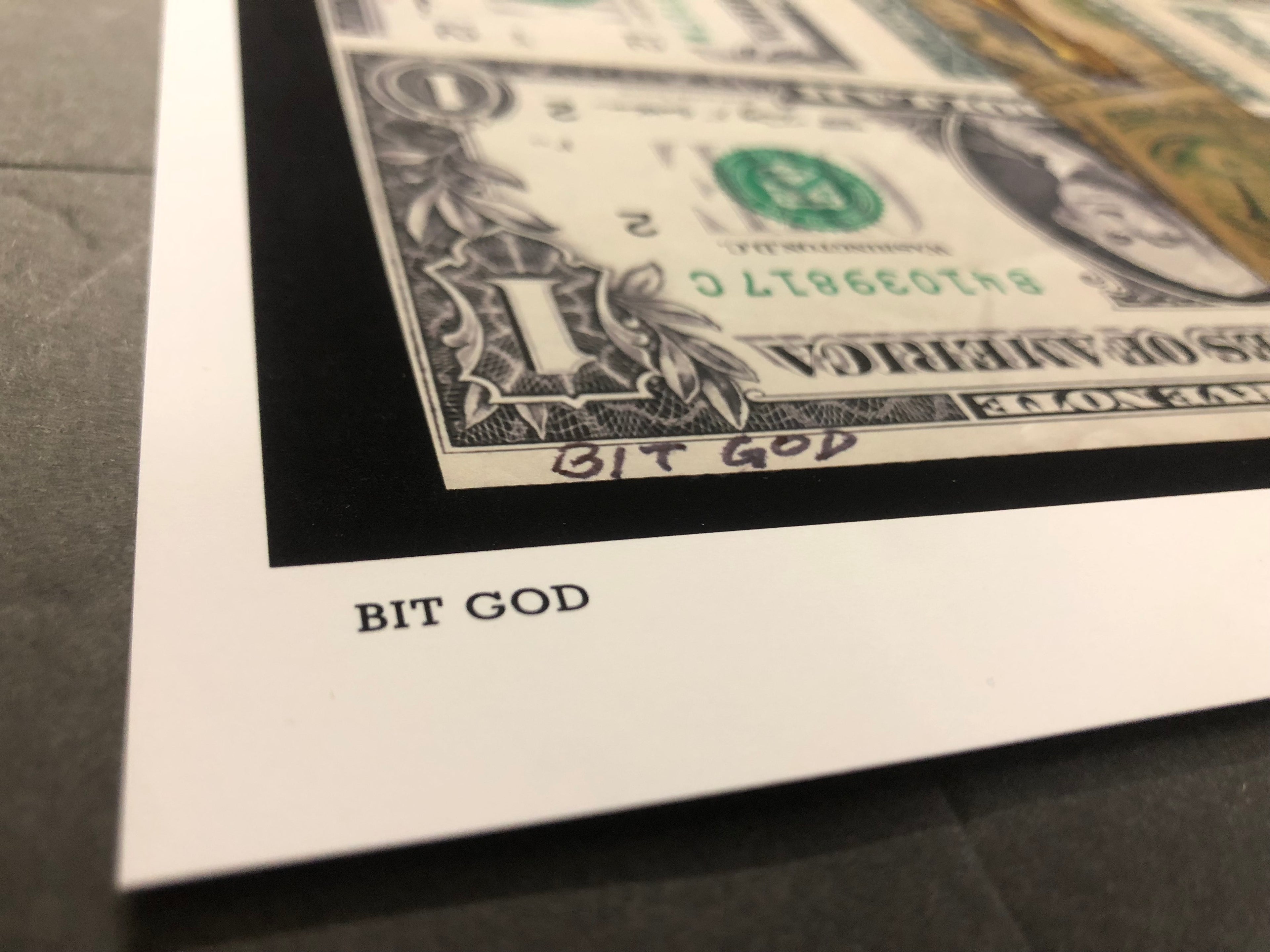 Winston Smith "BitGod" Print