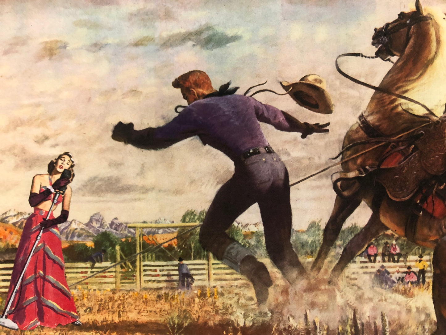 Winston Smith "Cowboy Serenade" Print