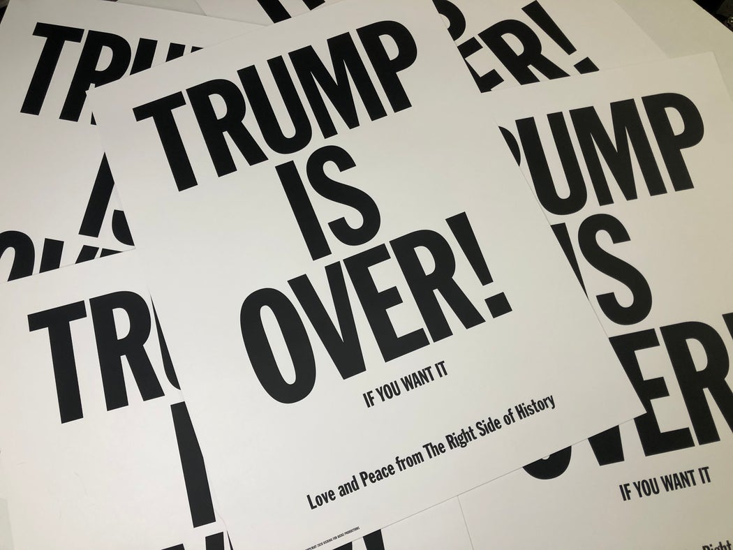 Stealworks "Trump Is Over!" Poster Print