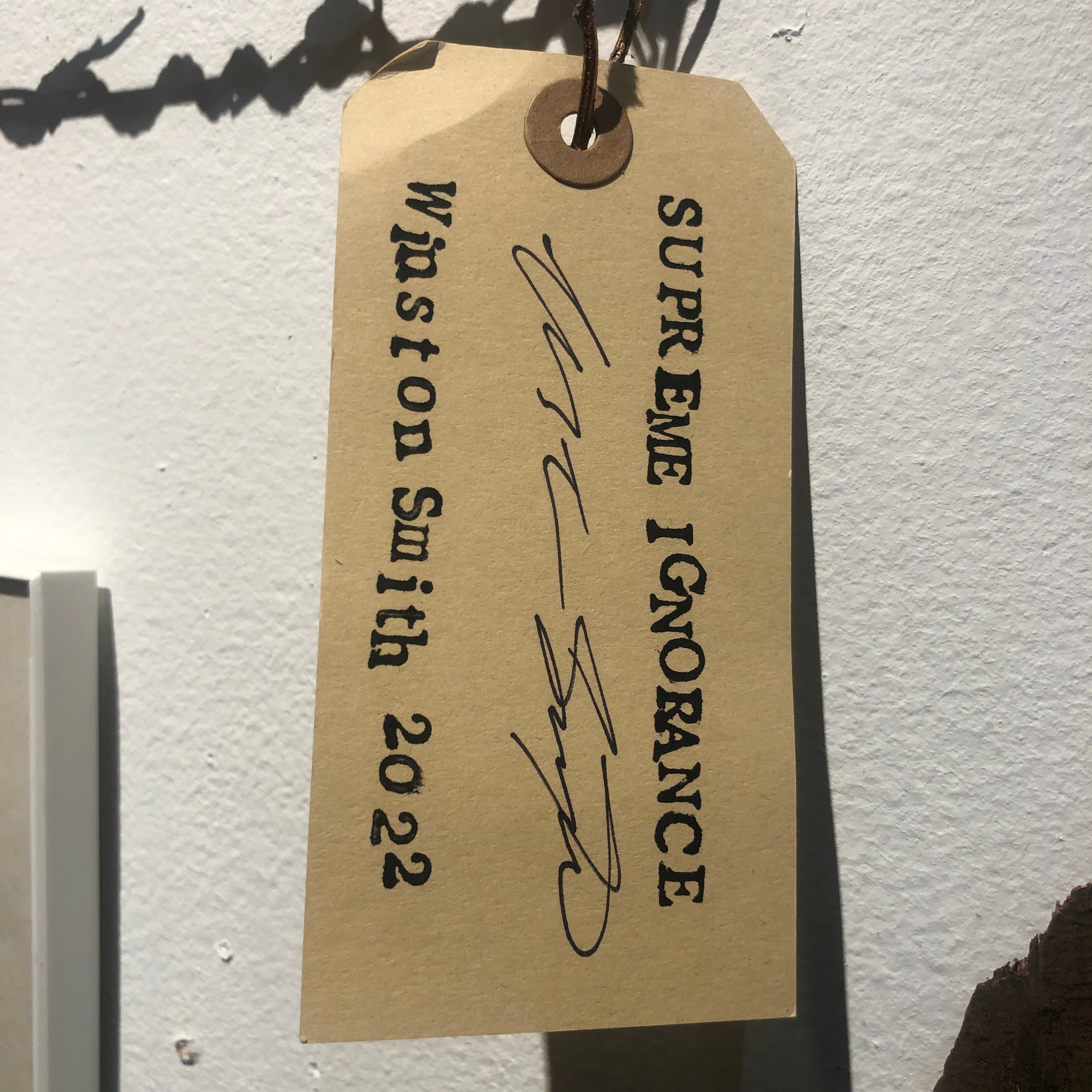 Winston Smith "Supreme Ignorance" (2022)