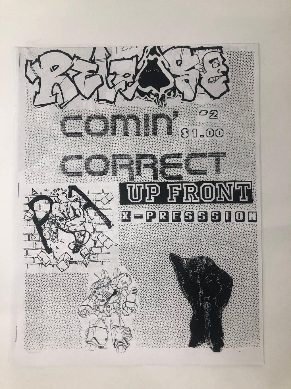 Ruben Preciado "Comin' Correct #2" Zine (1988/2020)