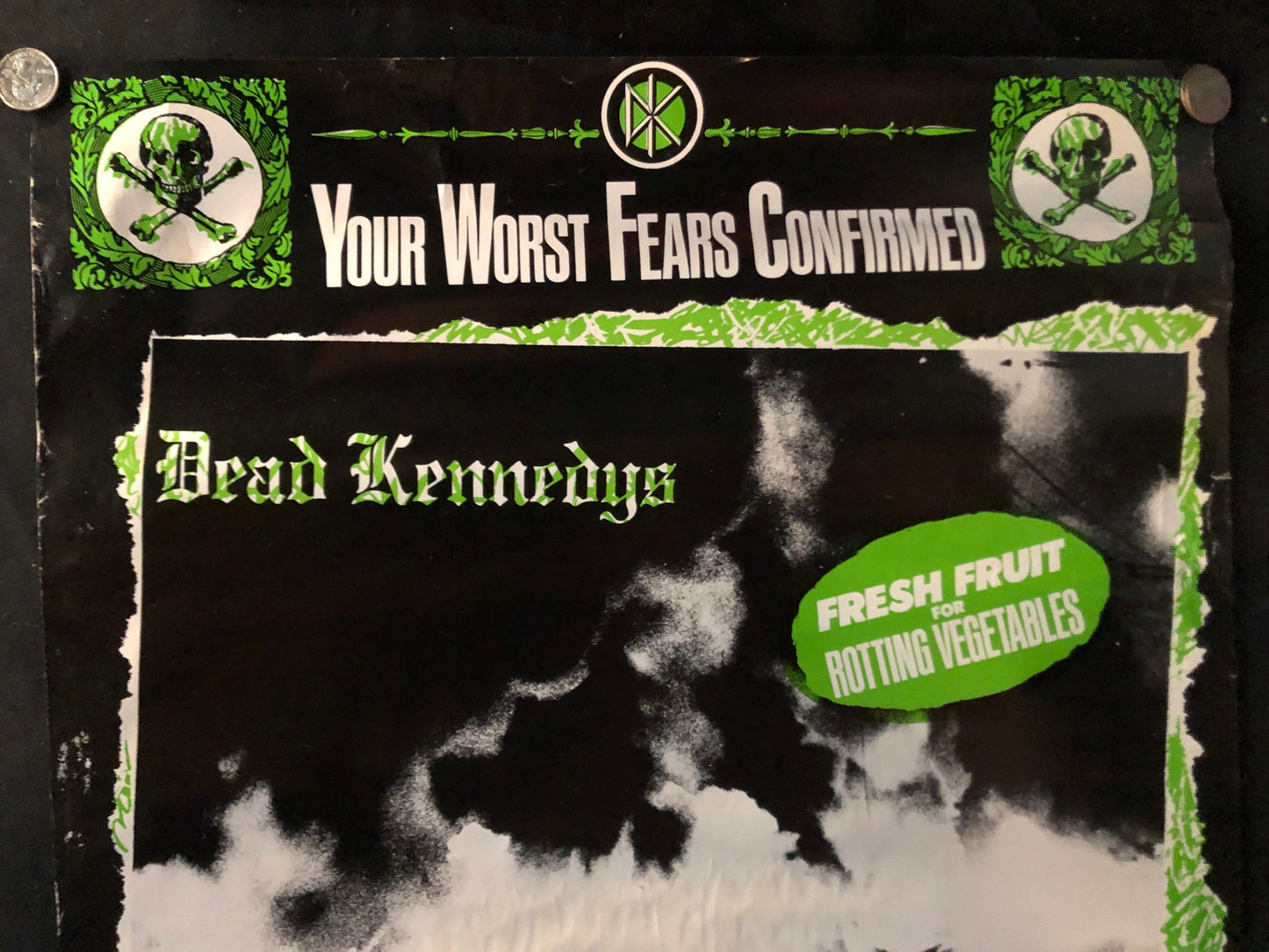 Dead Kennedys "Fresh Fruit for Rotting Vegetables LP" Vintage Poster (1980)