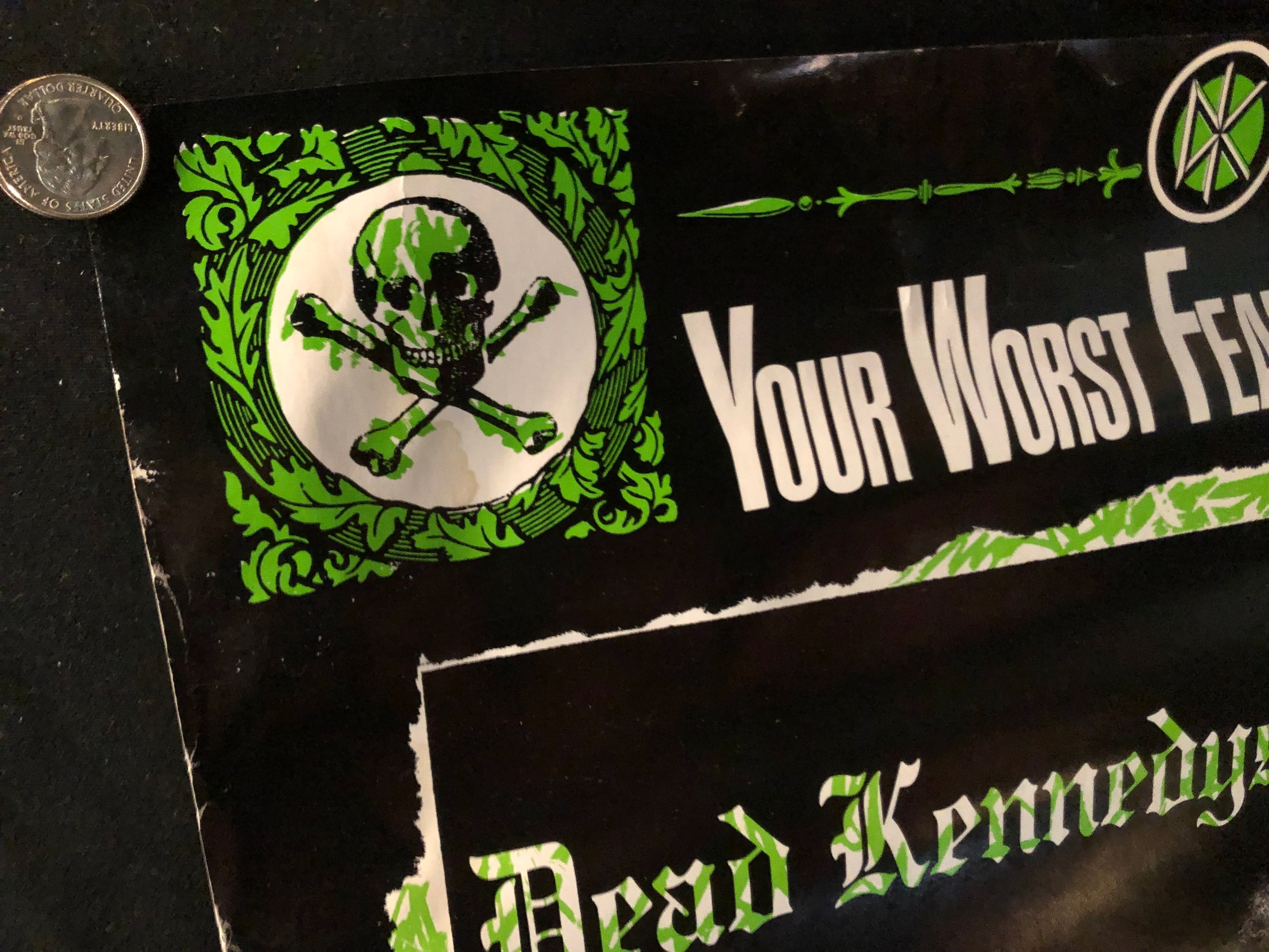 Dead Kennedys "Fresh Fruit for Rotting Vegetables LP" Vintage Poster (1980)