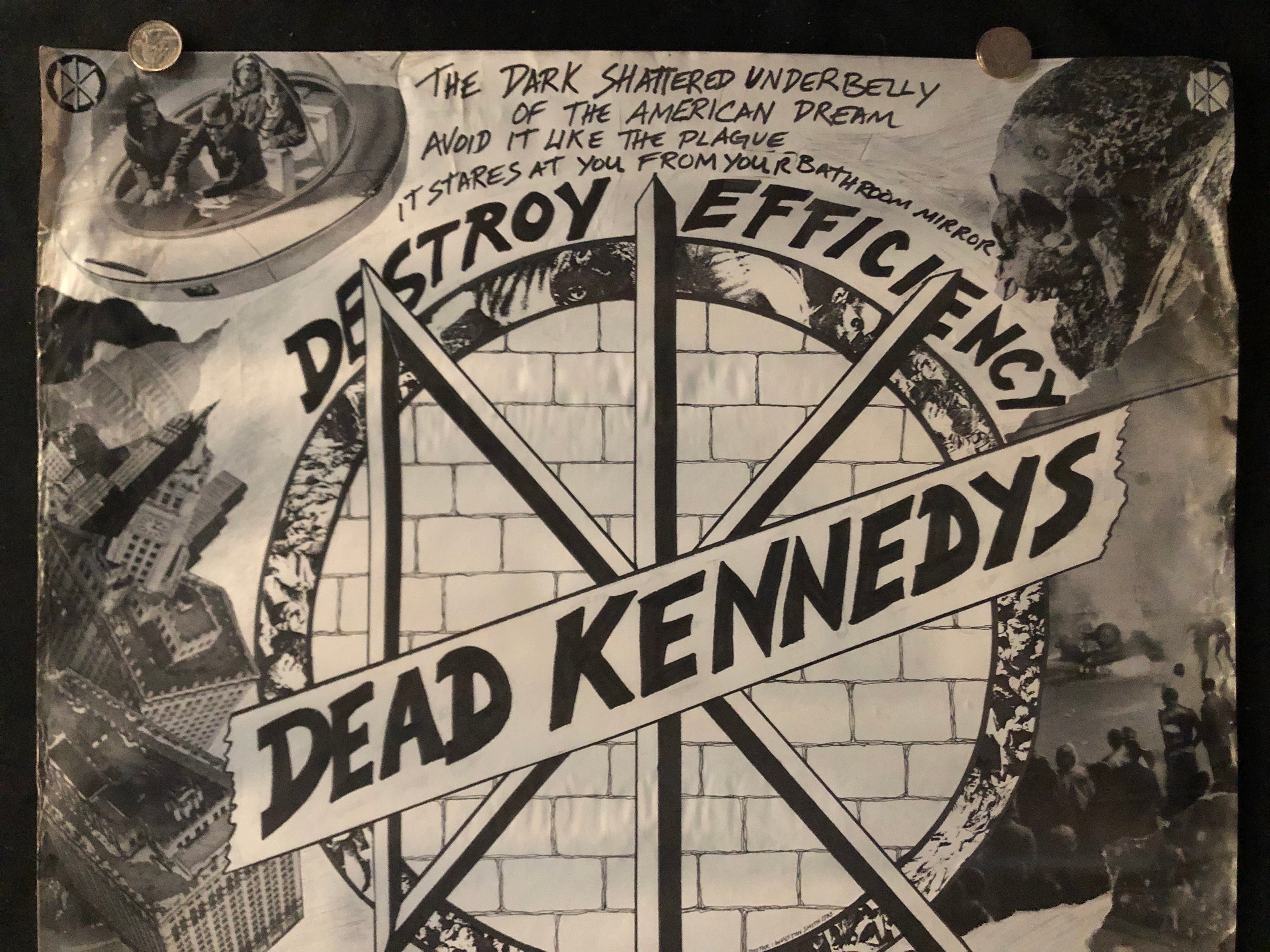 Dead Kennedys "Destroy Efficiency" Vintage Tour Poster (1983)
