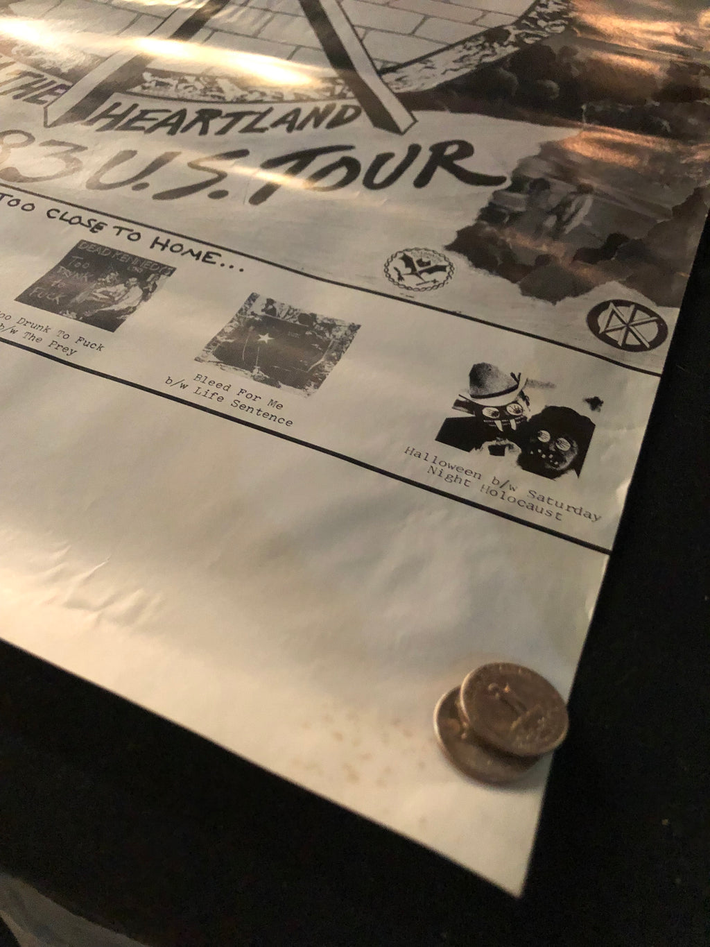 Dead Kennedys "Destroy Efficiency" Vintage Tour Poster (1983)