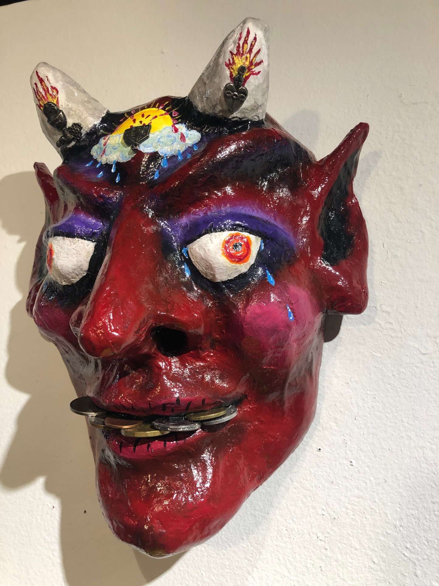 Oscar Rodriguez "I Have Four Words for You... Suck It" Mask Sculpture