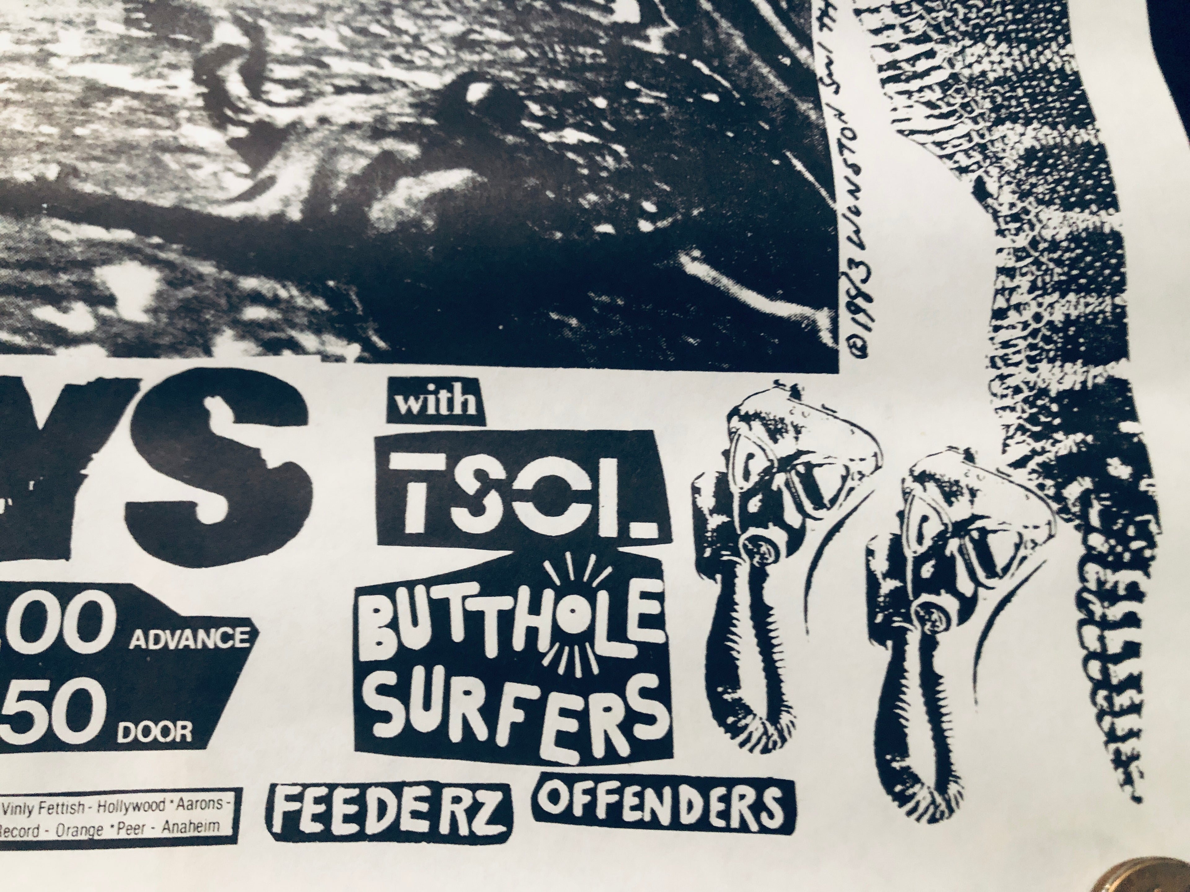 Winston Smith's Dead Kennedys "Welcome to 1984" Vintage Poster (1984)