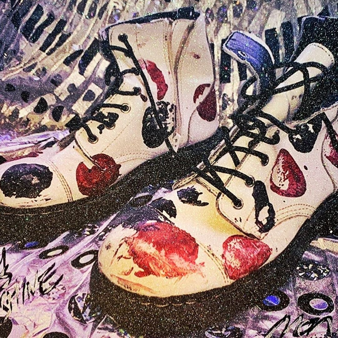 Monkey "Dot Boots" Print