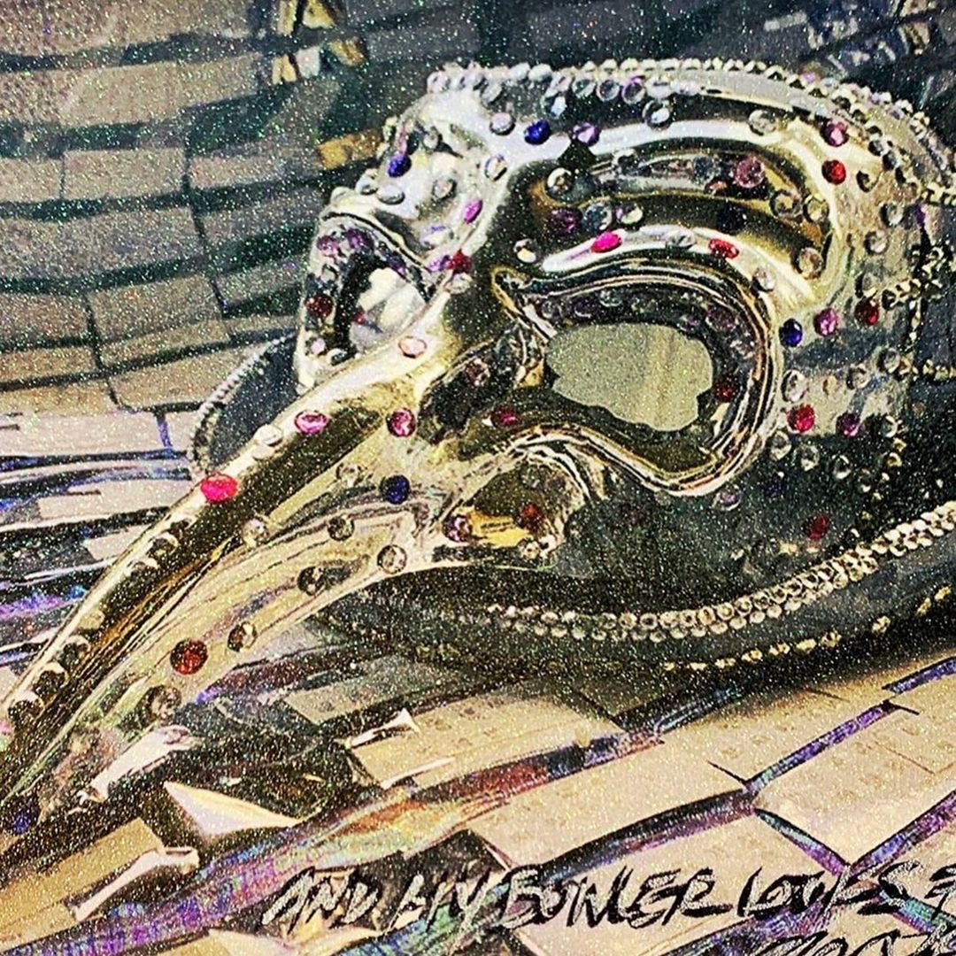 Monkey "Masquerade" Print