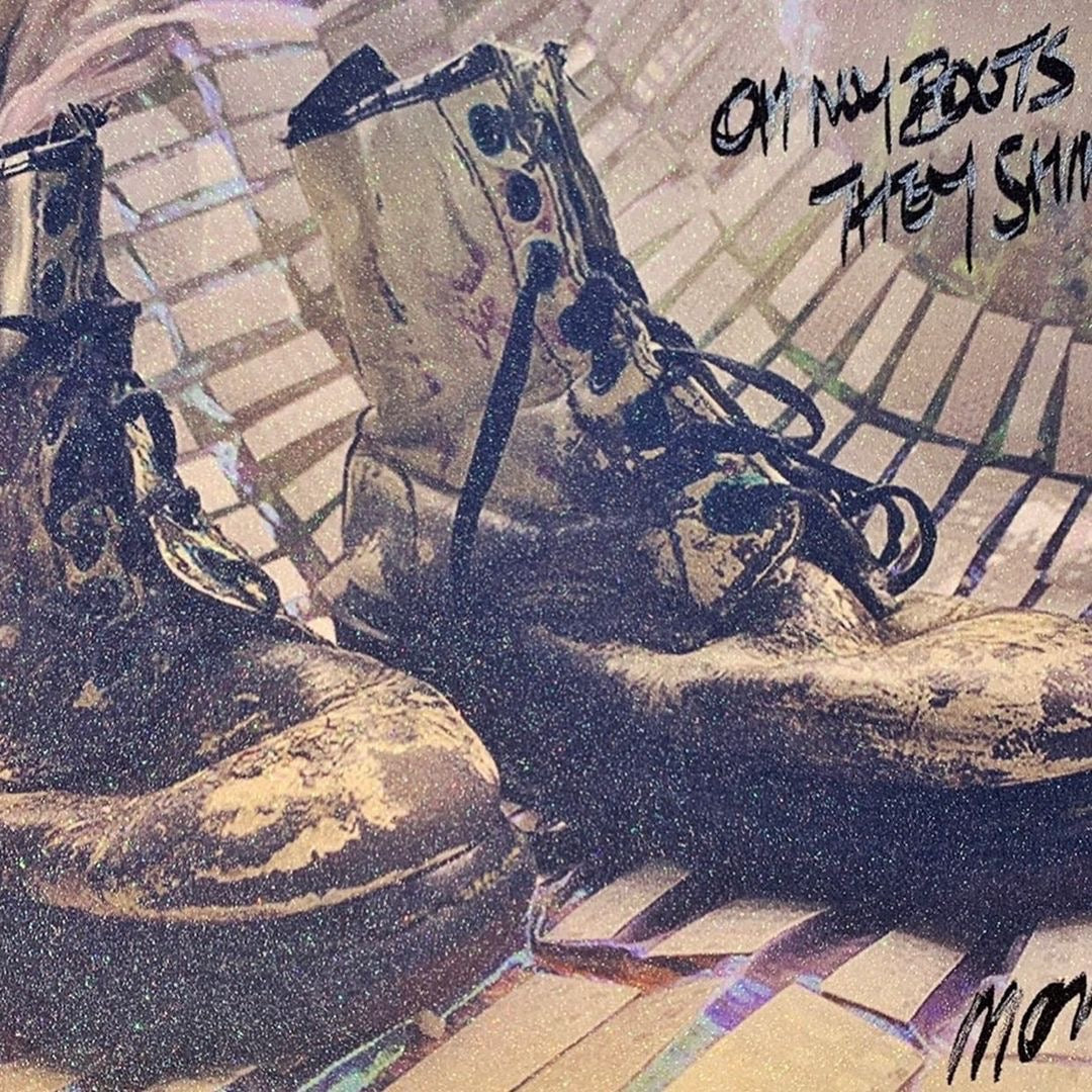 Monkey "Splatter Boots" Print