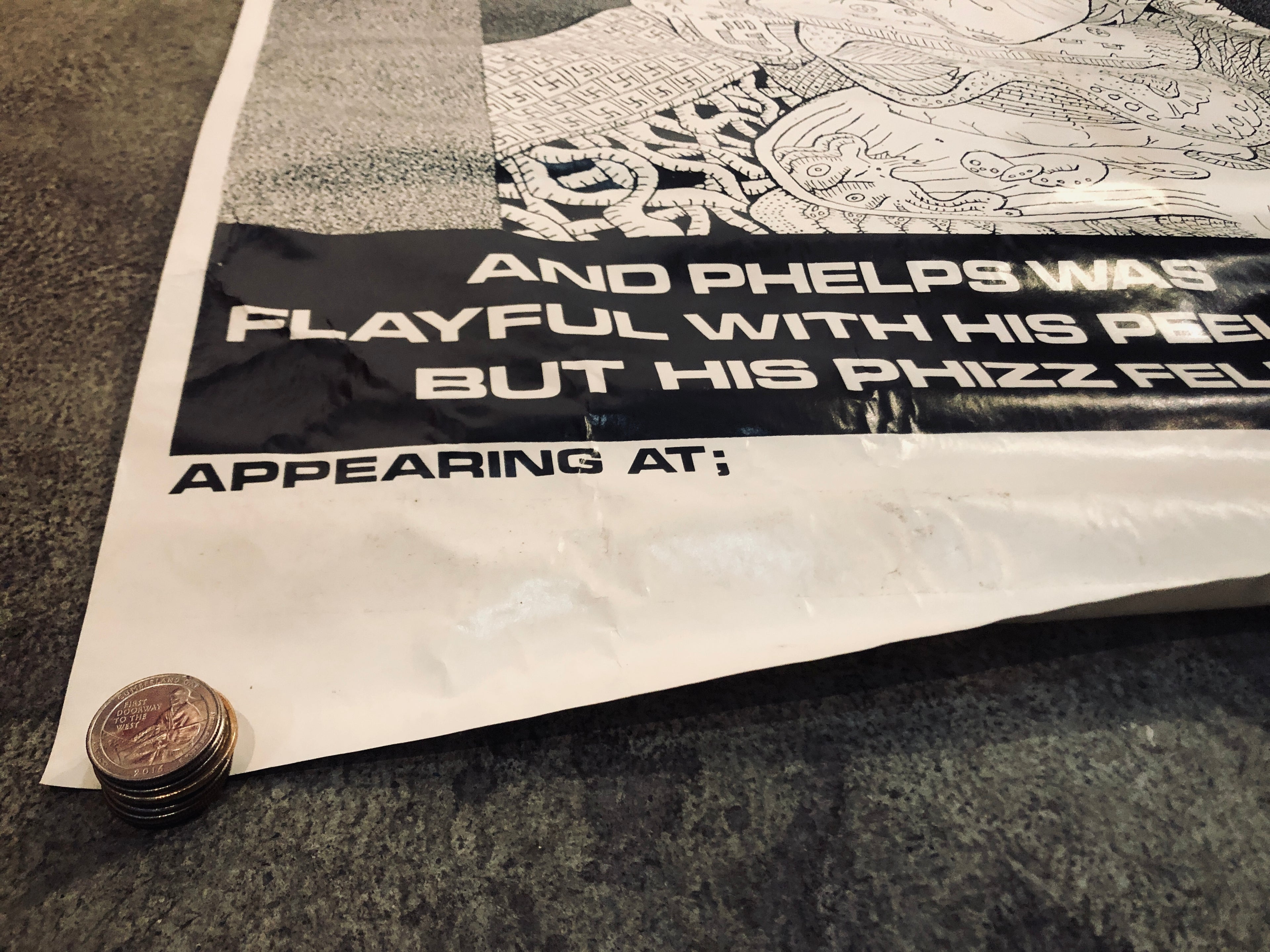 "NoMeansNo - Small Parts Isolated and Destroyed" Vintage Poster (1988)