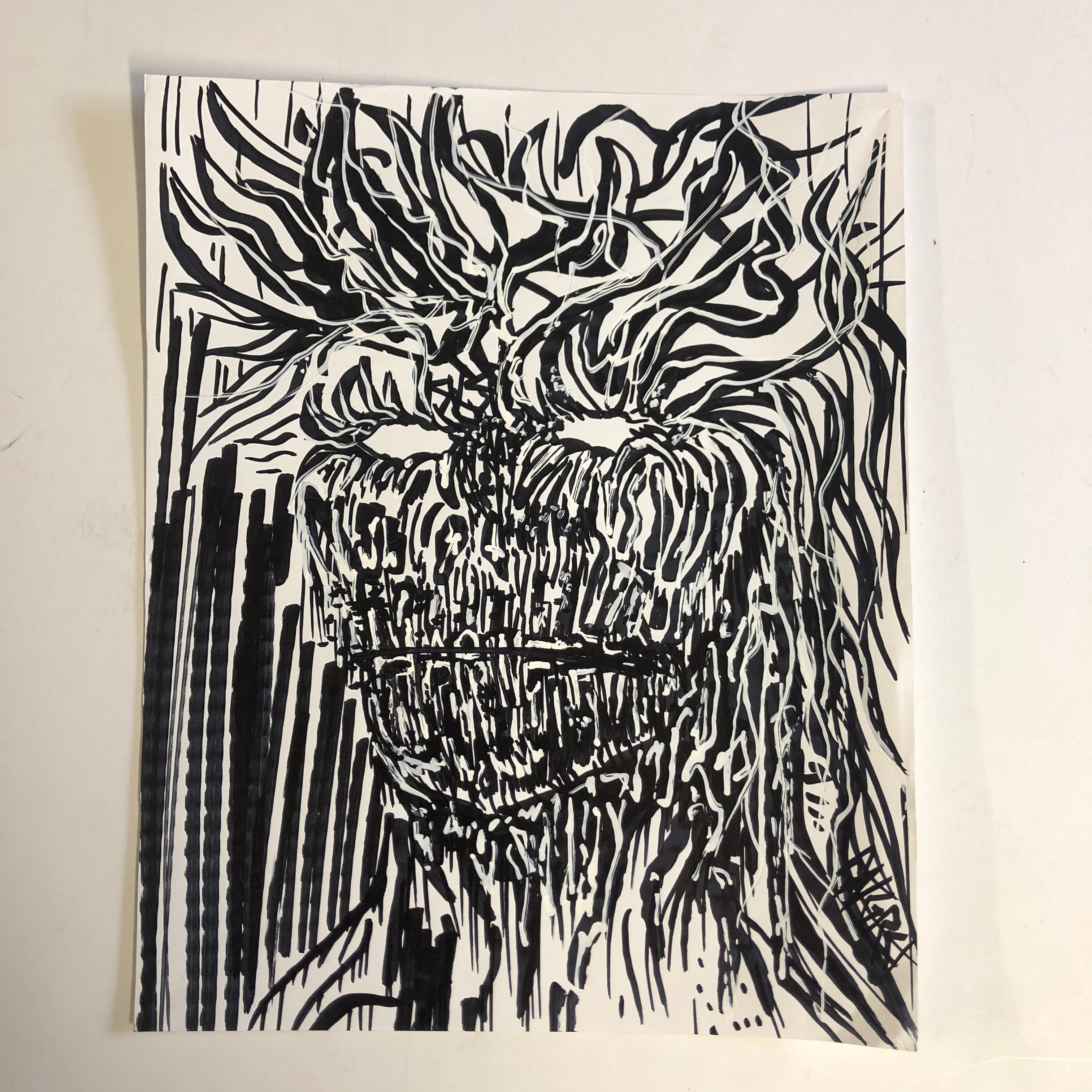 DNGRCT "Dead Cities" Sketch Drawing (2020)