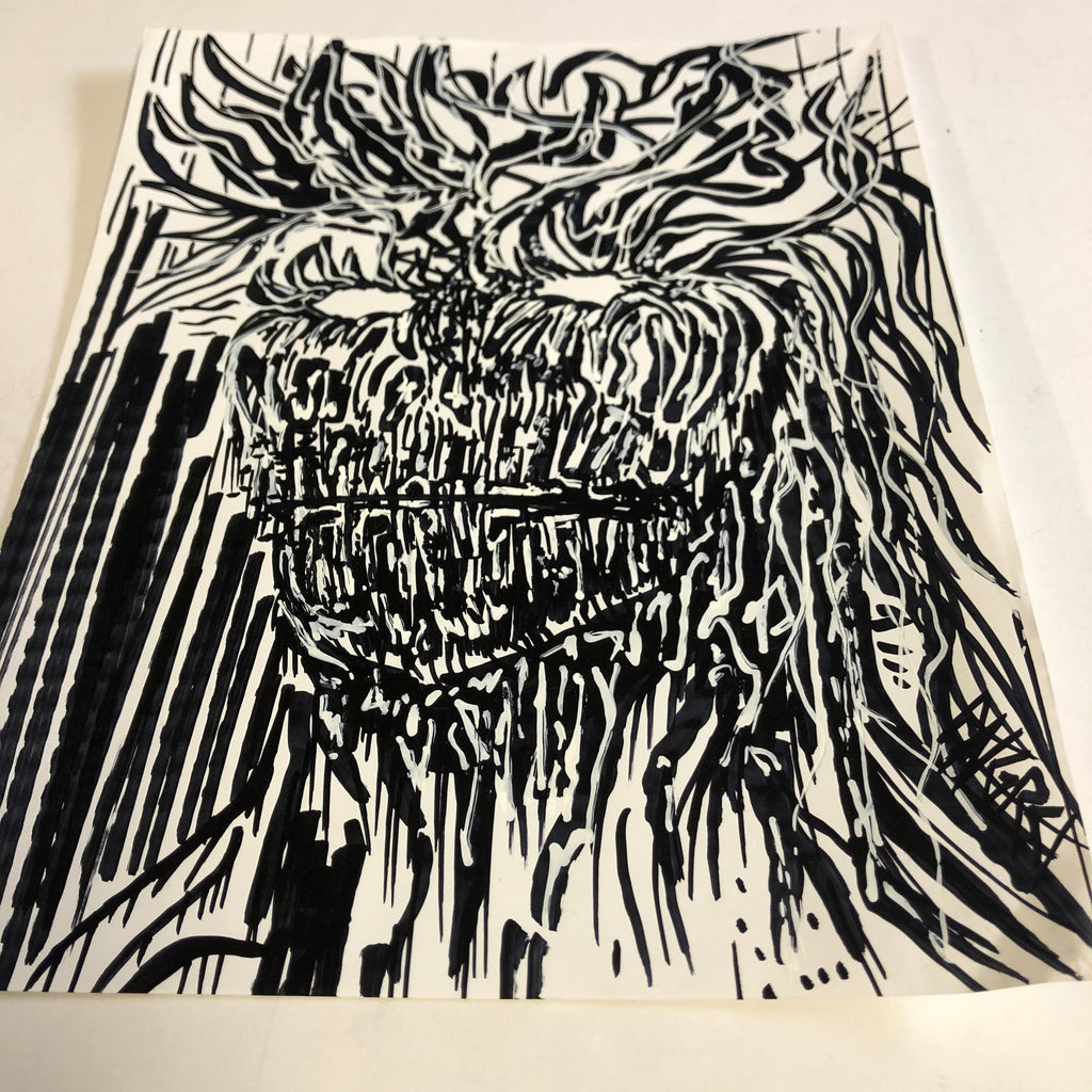 DNGRCT "Dead Cities" Sketch Drawing (2020)