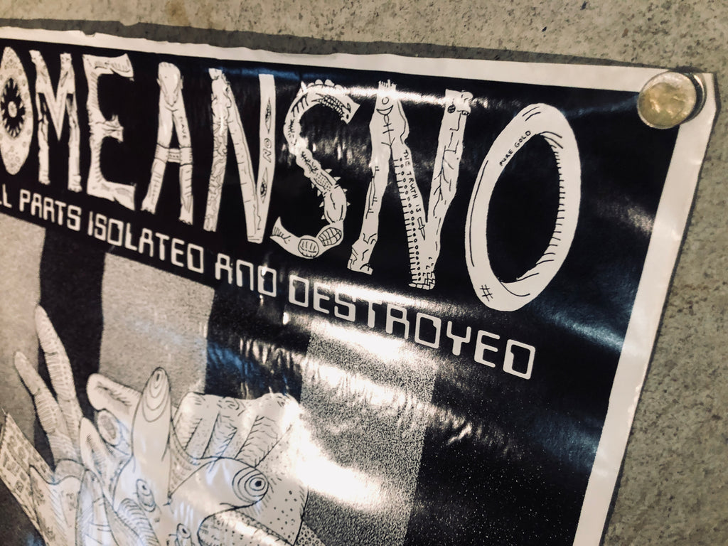 "NoMeansNo - Small Parts Isolated and Destroyed" Vintage Poster (1988)