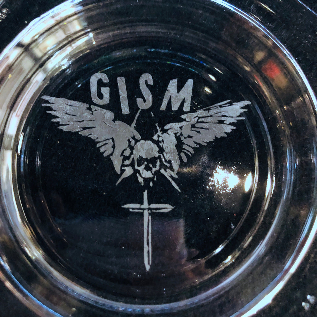 chickhabit Etched Glass Trays