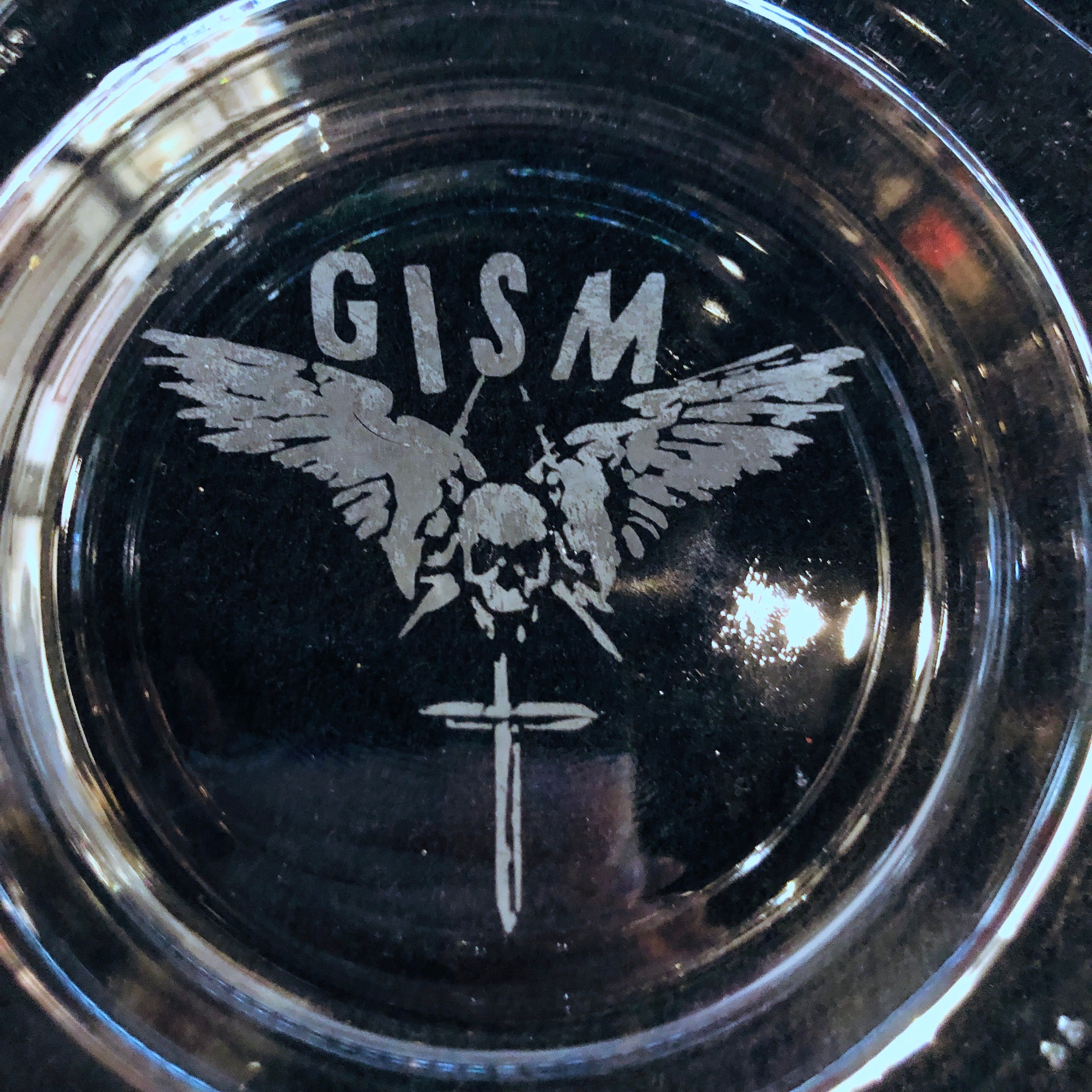 chickhabit Etched Glass Trays