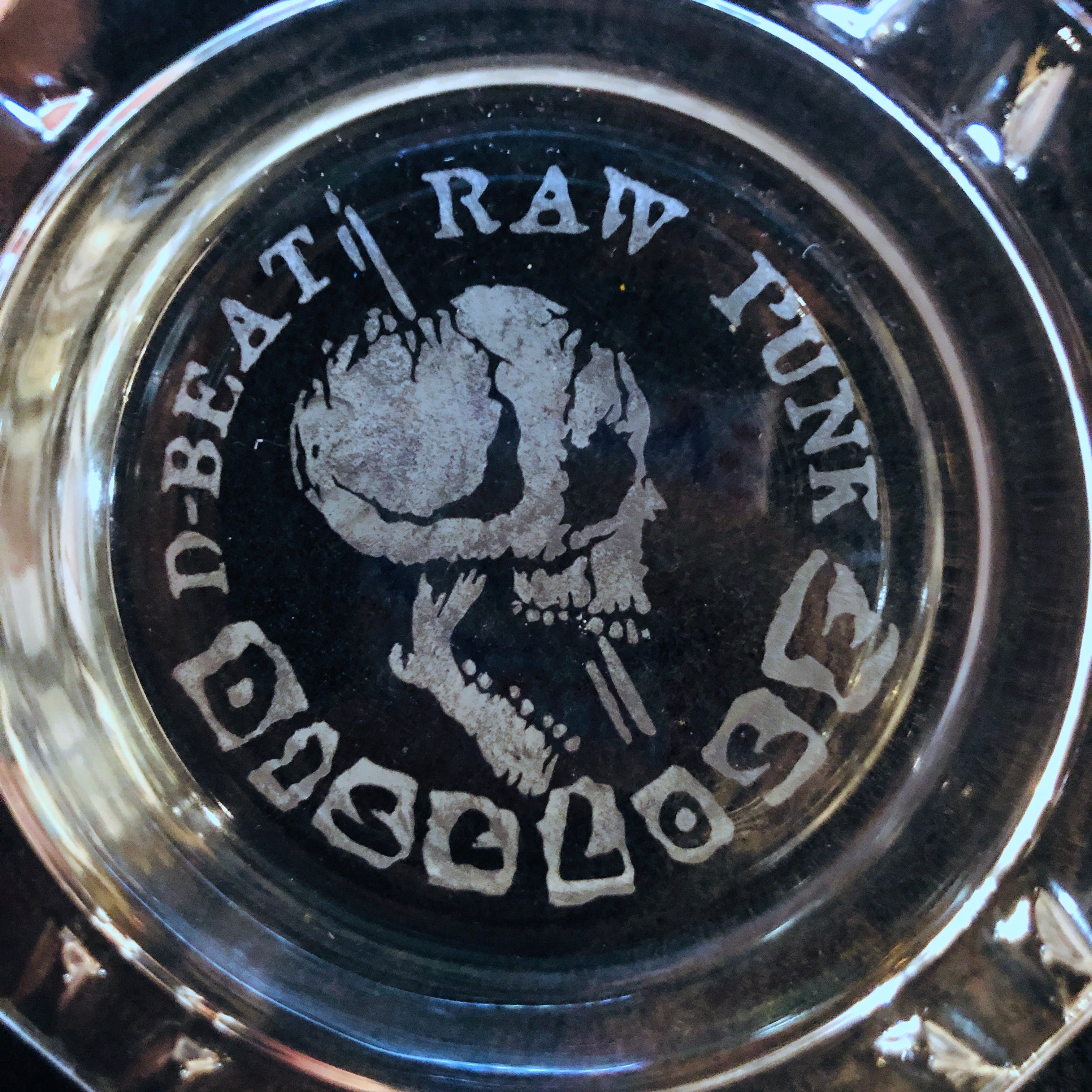 chickhabit Etched Glass Trays