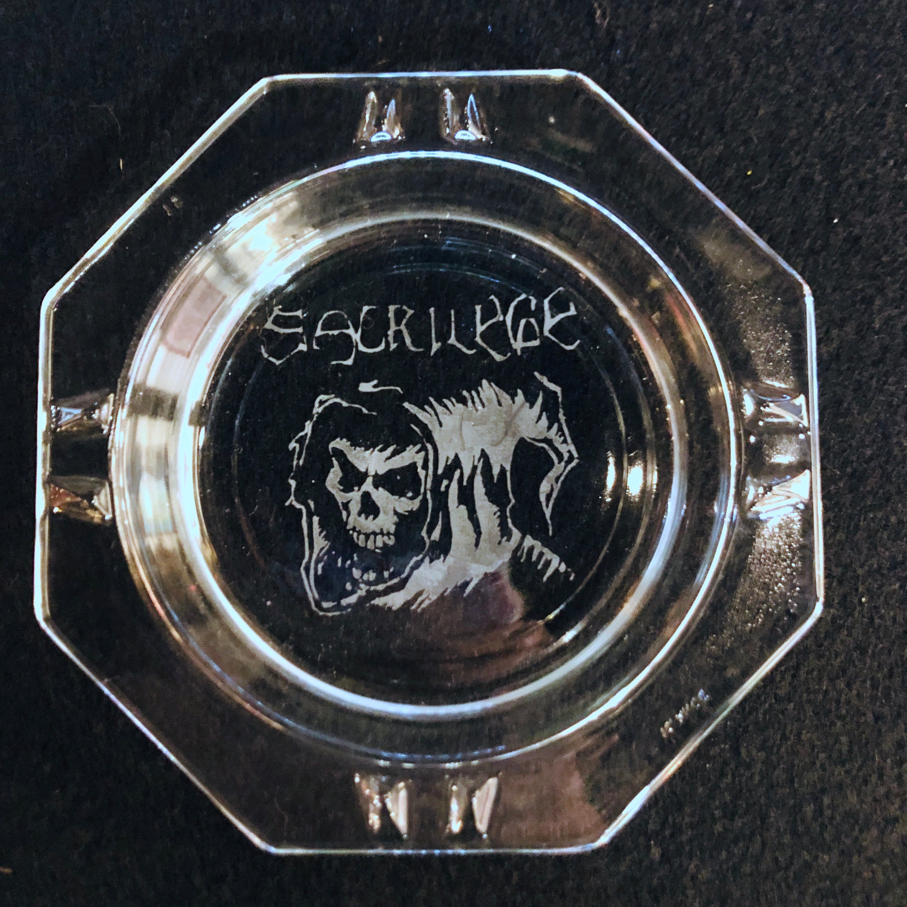 chickhabit Etched Glass Trays