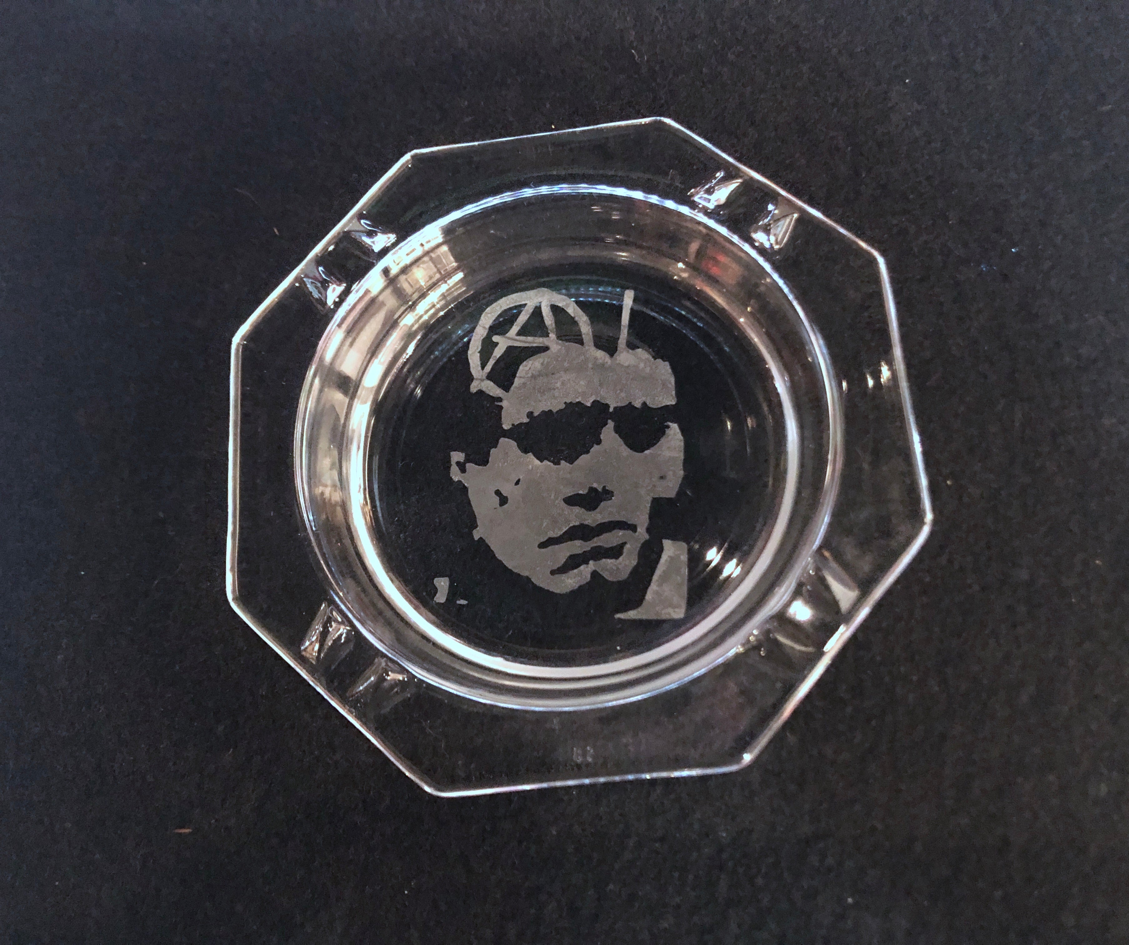 chickhabit Etched Glass Trays