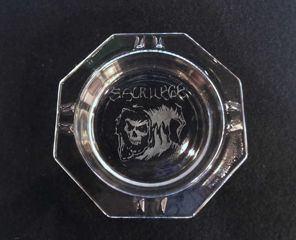 chickhabit Etched Glass Trays