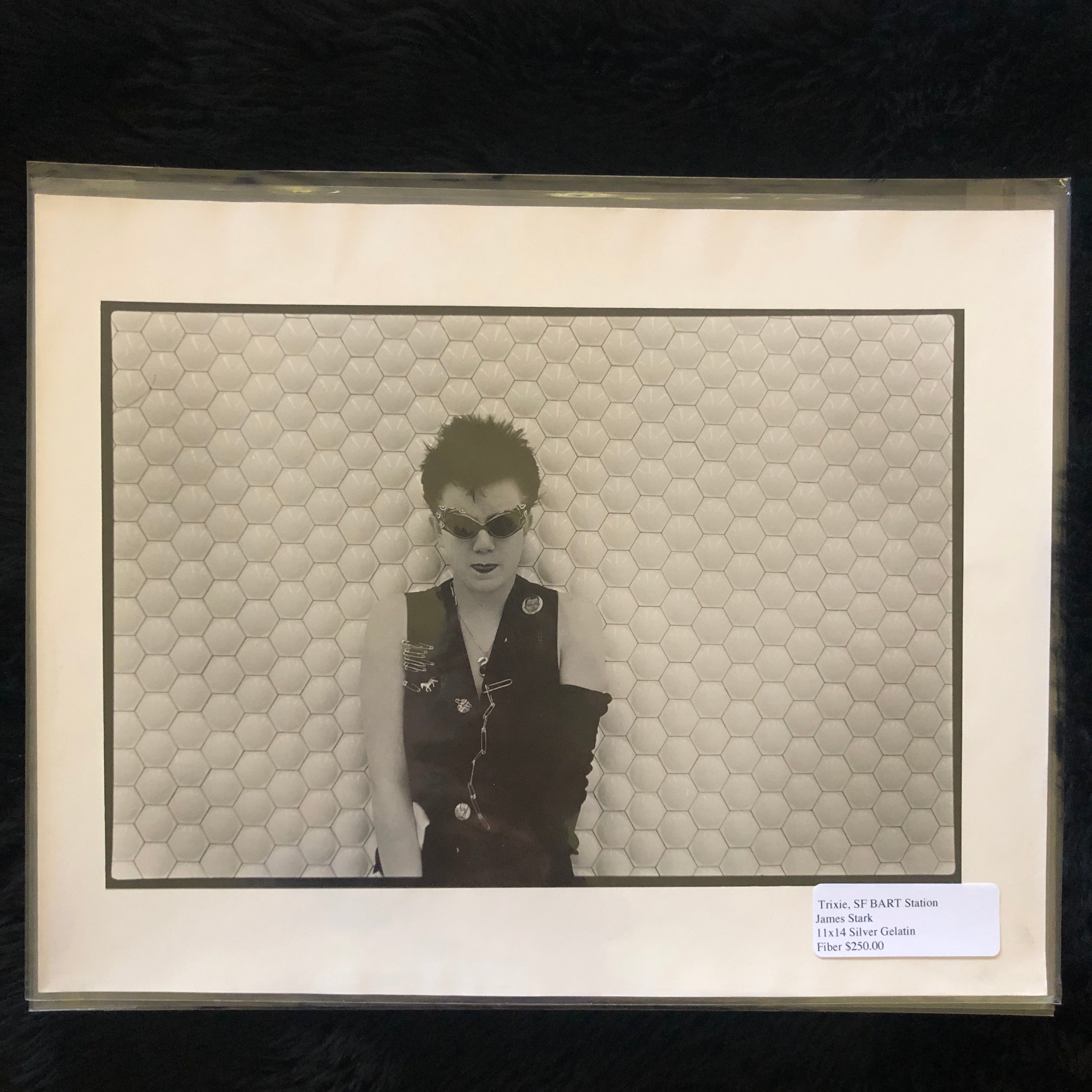 James Stark "Trixie, SF Bart Station" Fiber based Silver Gelatin Print