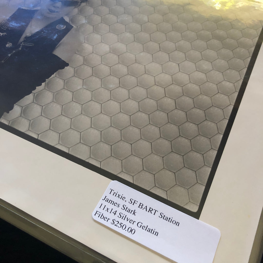 James Stark "Trixie, SF Bart Station" Fiber based Silver Gelatin Print