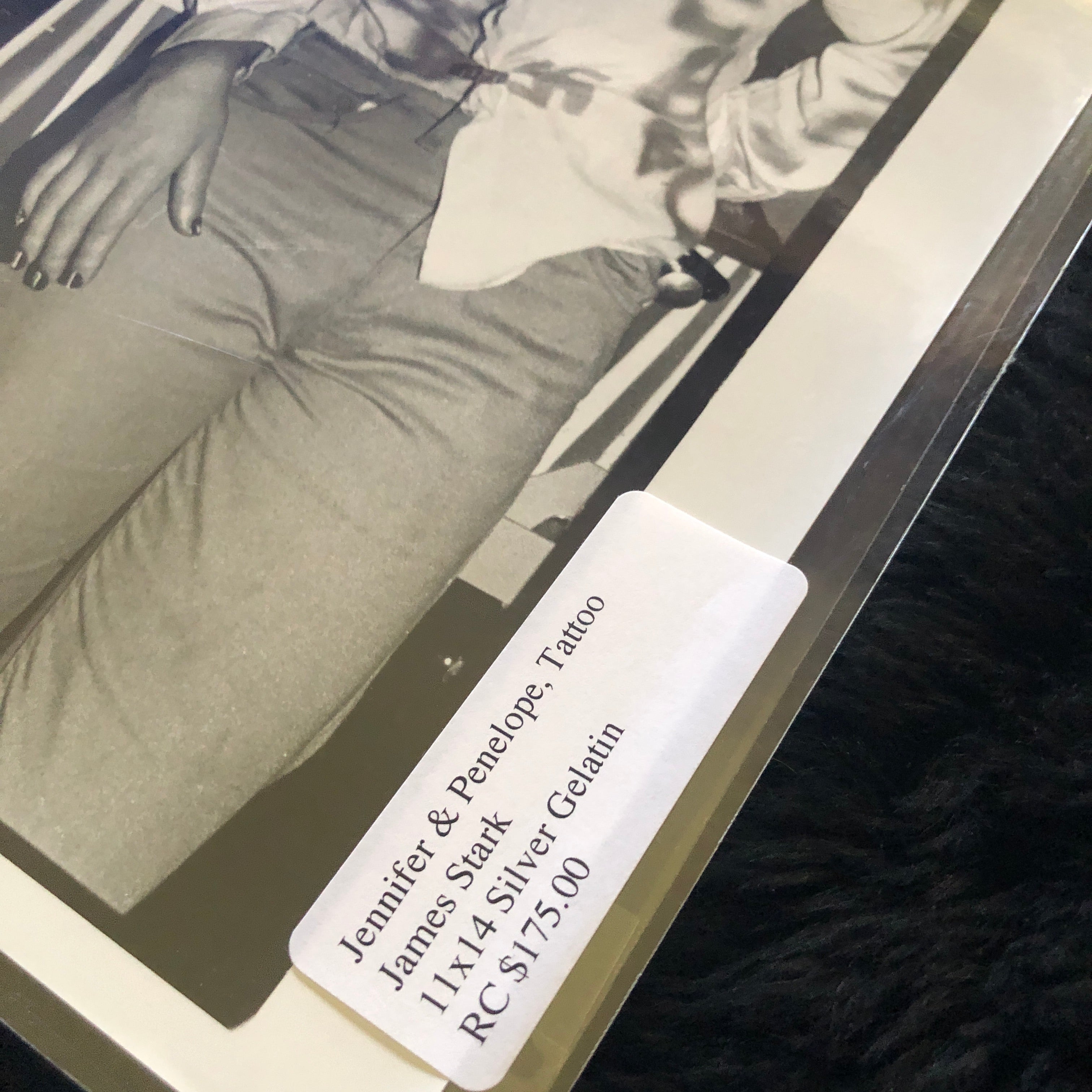 James Stark "Jennifer & Penelope, Tattoo" RC Print