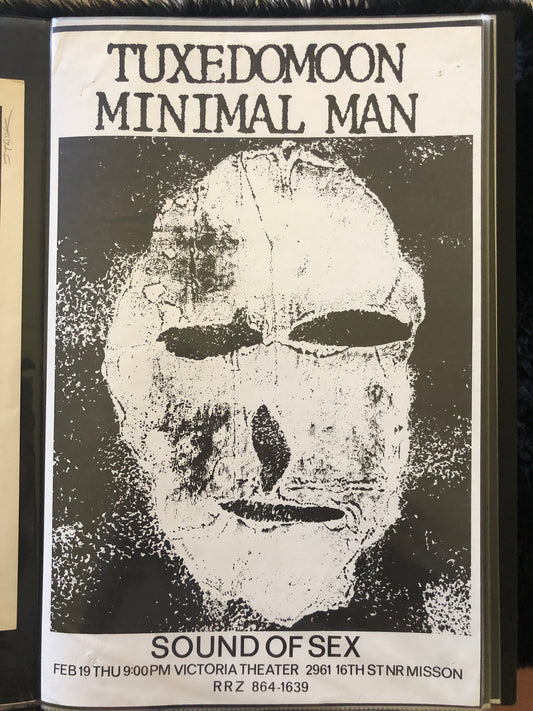 "Tuxedomoon Minimal Man" Poster