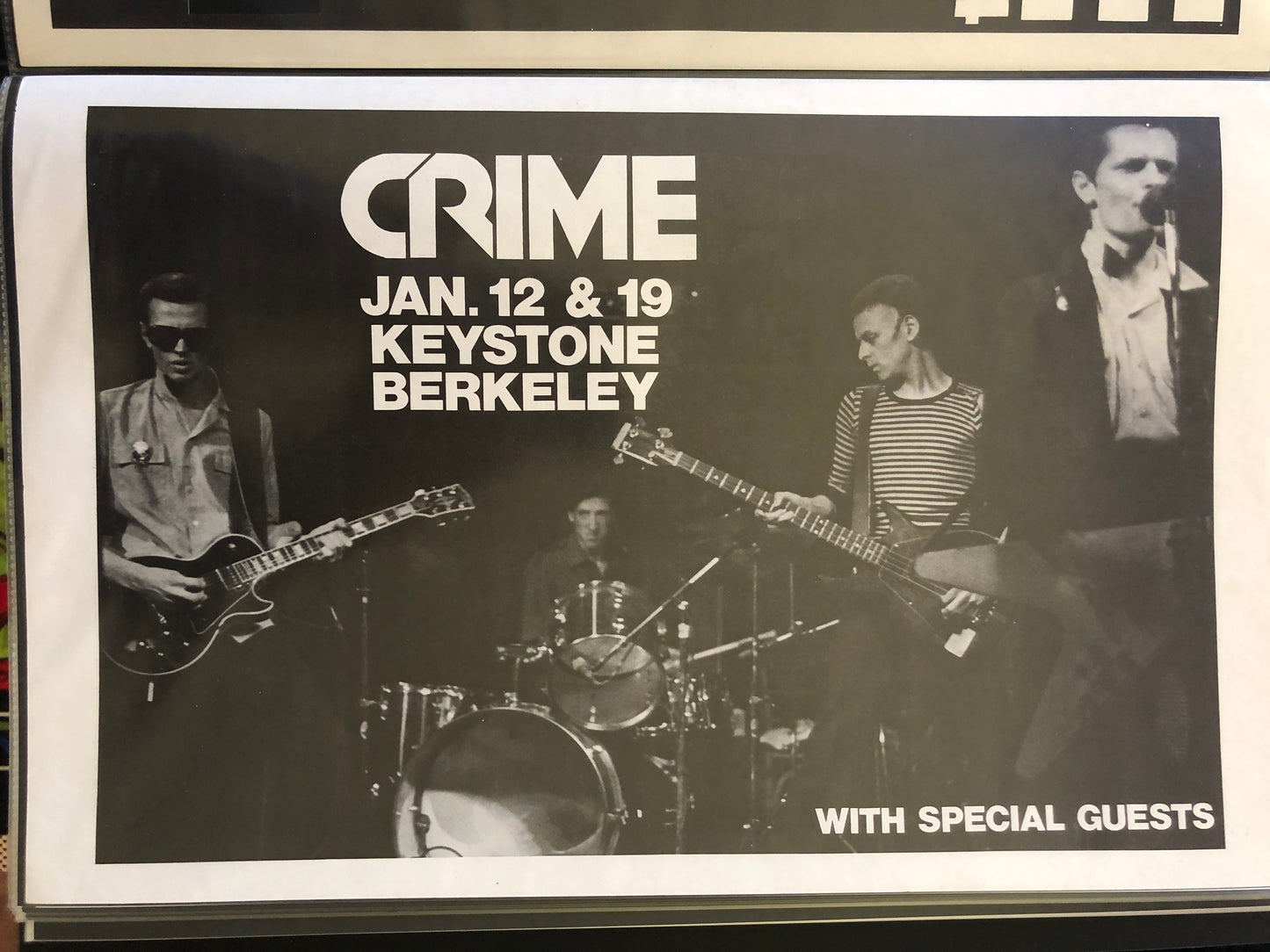 James Stark "Crime, Keystone Berkeley" Poster