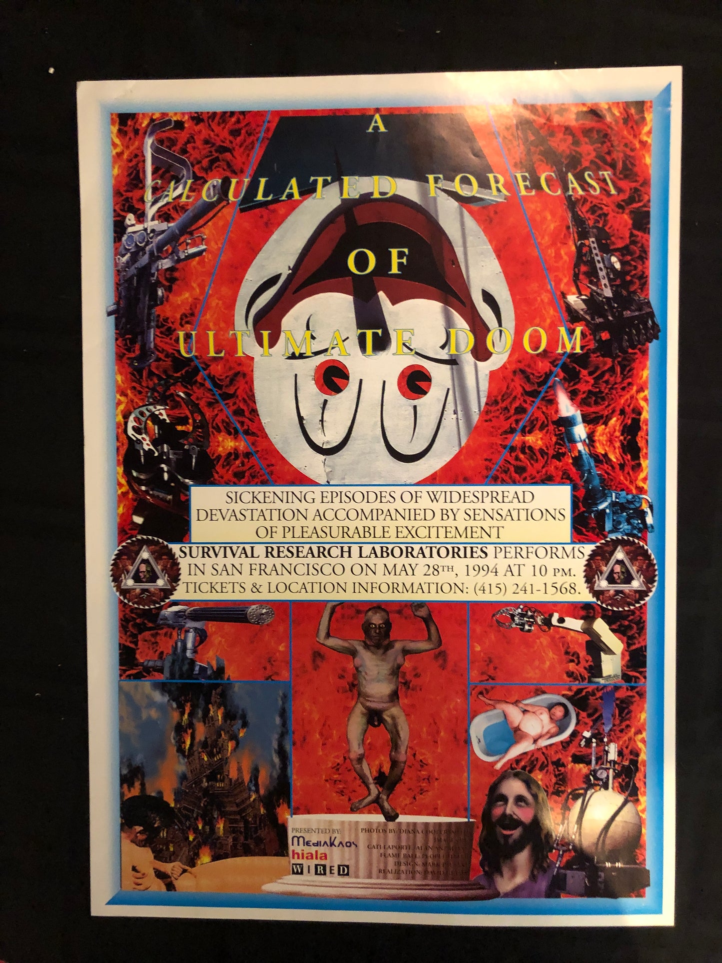 "Survival Research Laboratory" Original Poster (1994)