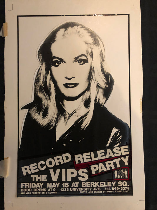 James Stark "VIPs Record Release Party Berkeley" Original Layout