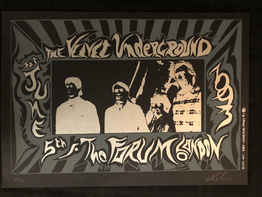 "Velvet Underground at the Forum, London" Original Poster