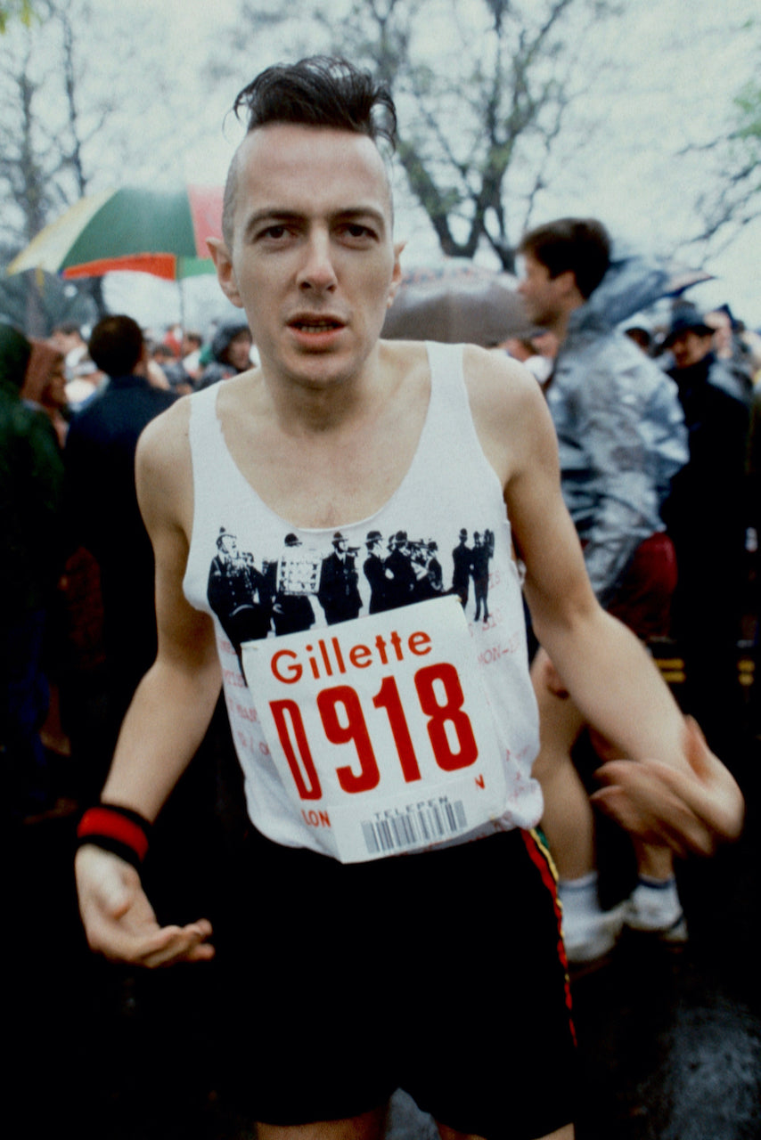Steve Rapport "Joe Strummer: London Marathon #8" (1983)