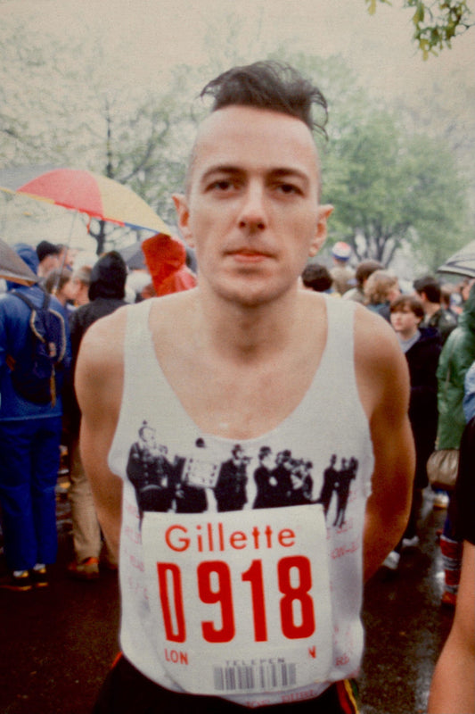 Steve Rapport "Joe Strummer: London Marathon #10" (1983)