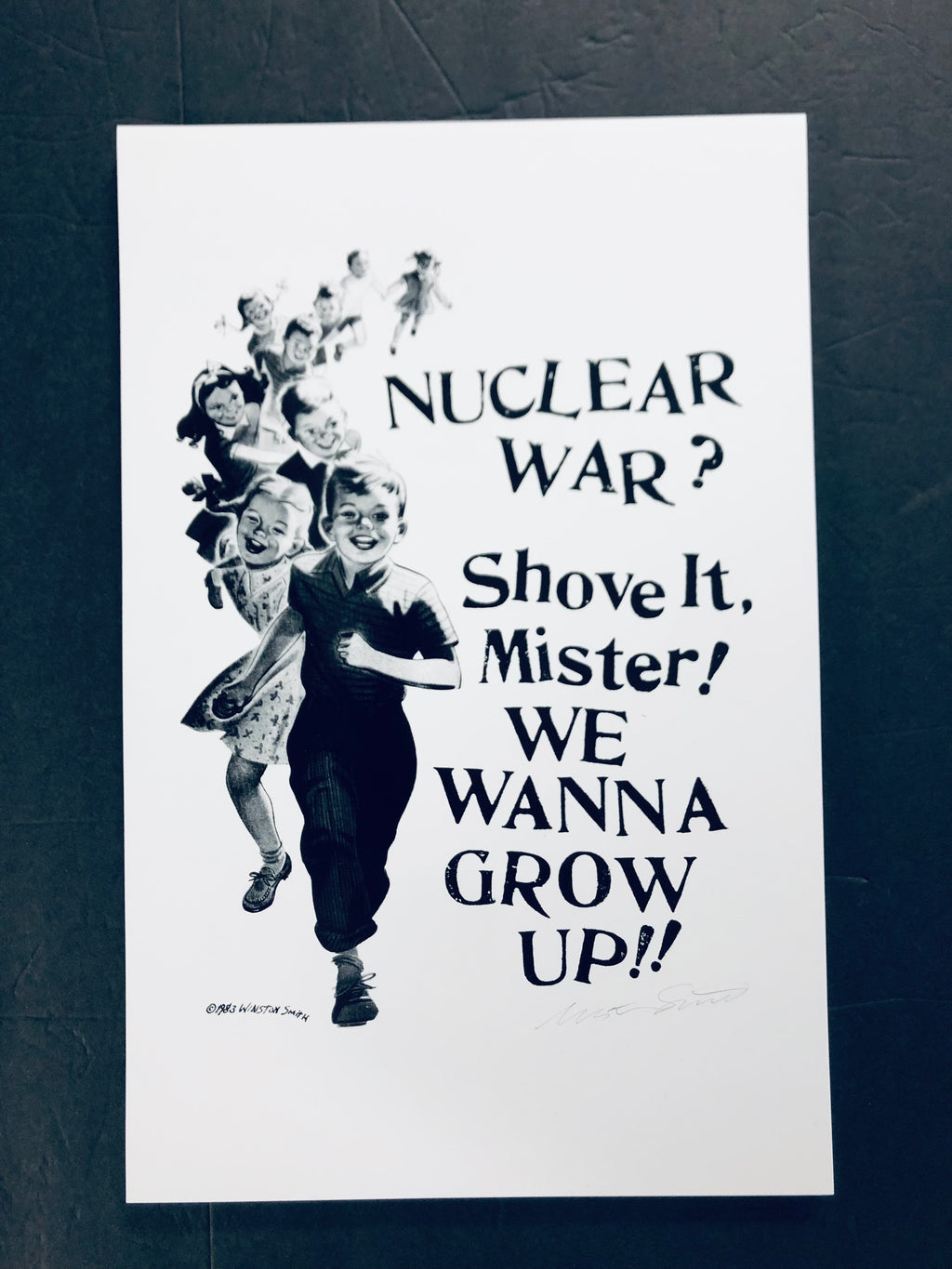 Winston Smith "Shove It Mister" Print