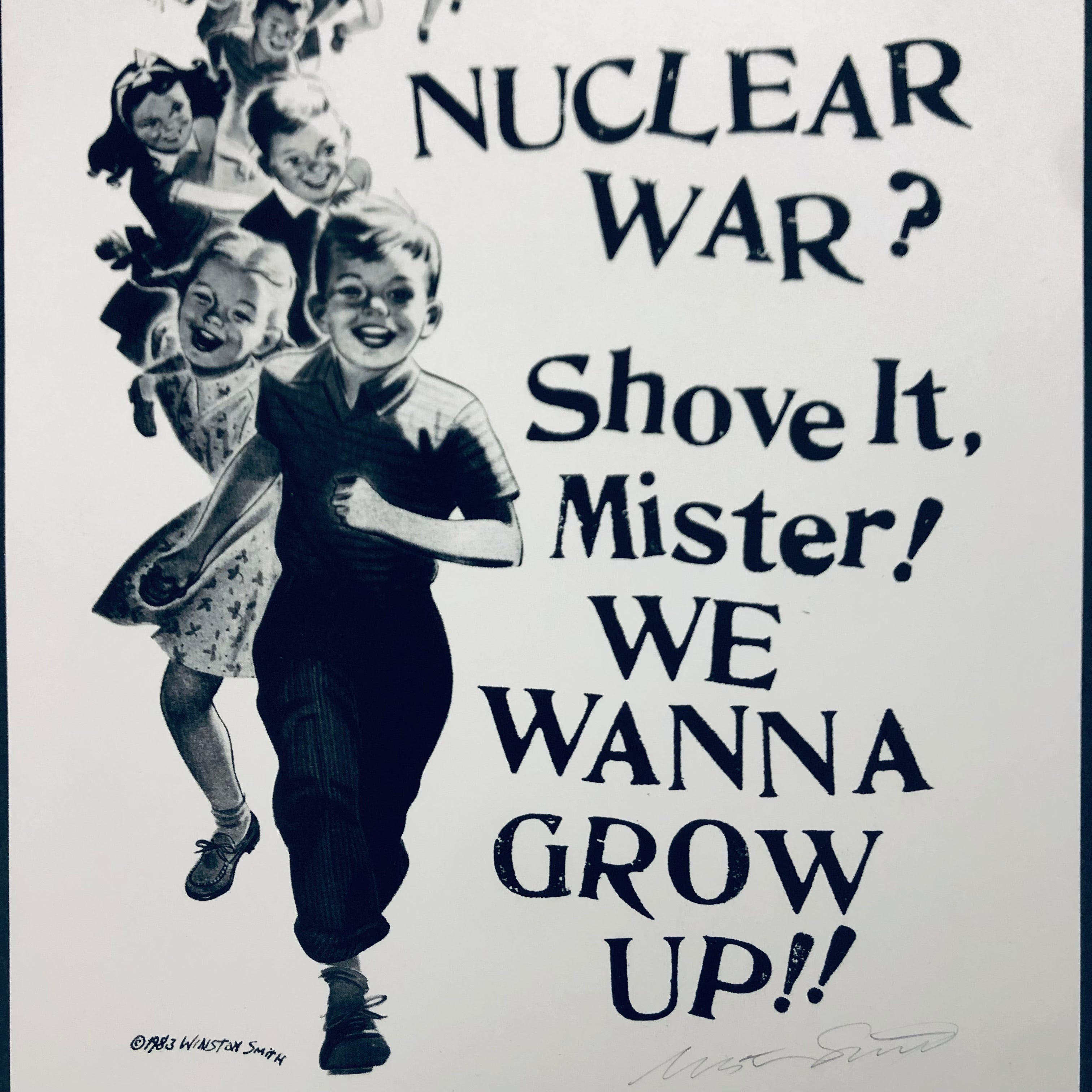 Winston Smith "Shove It Mister" Print